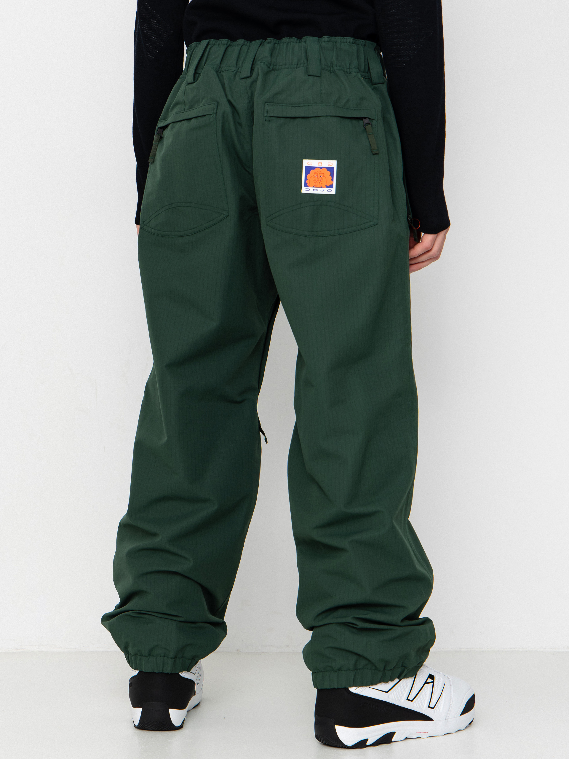 Mens 686 Snowboard pants Dojo (moss green ripstop)