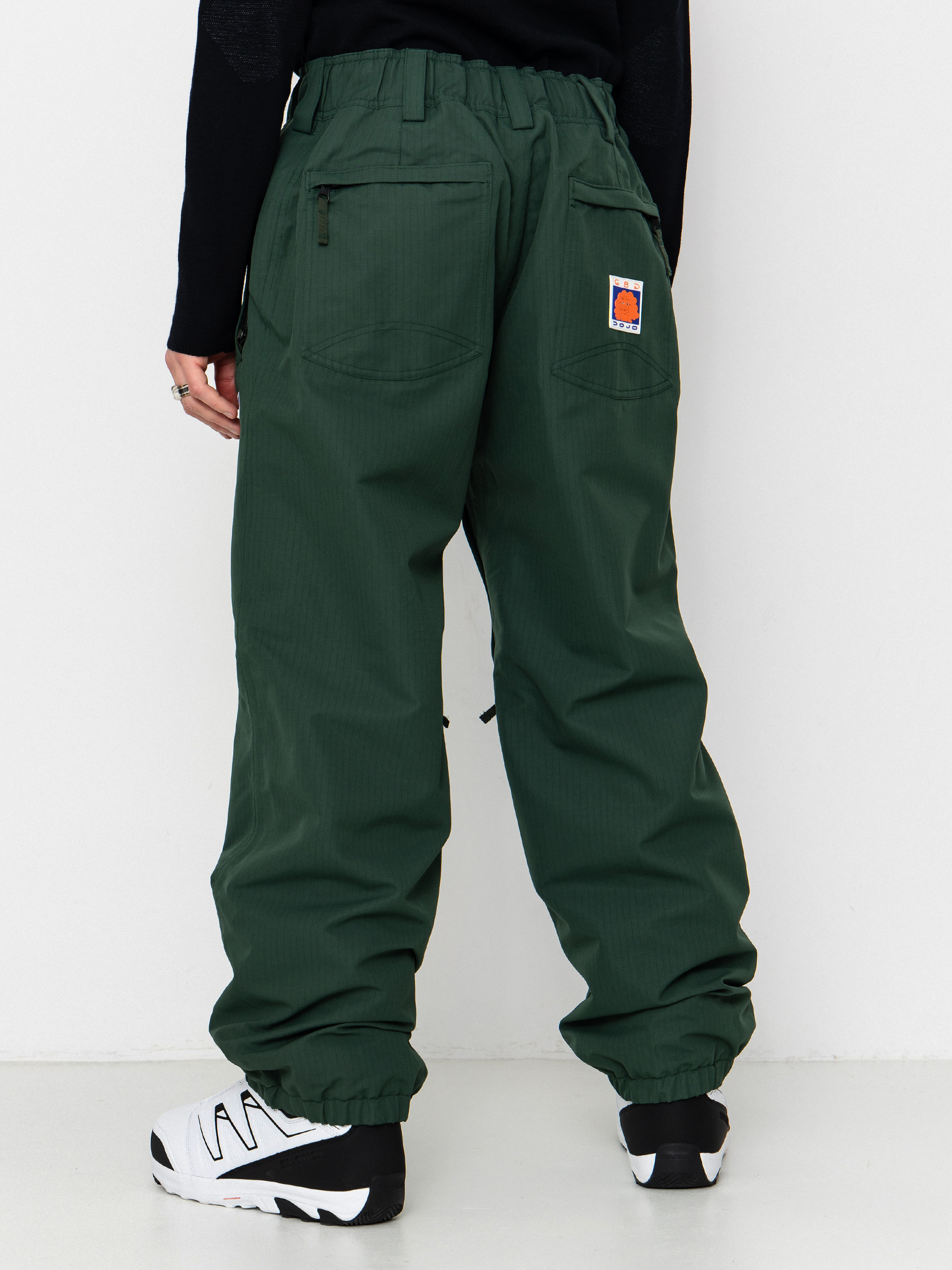 Mens 686 Snowboard pants Dojo (moss green ripstop)
