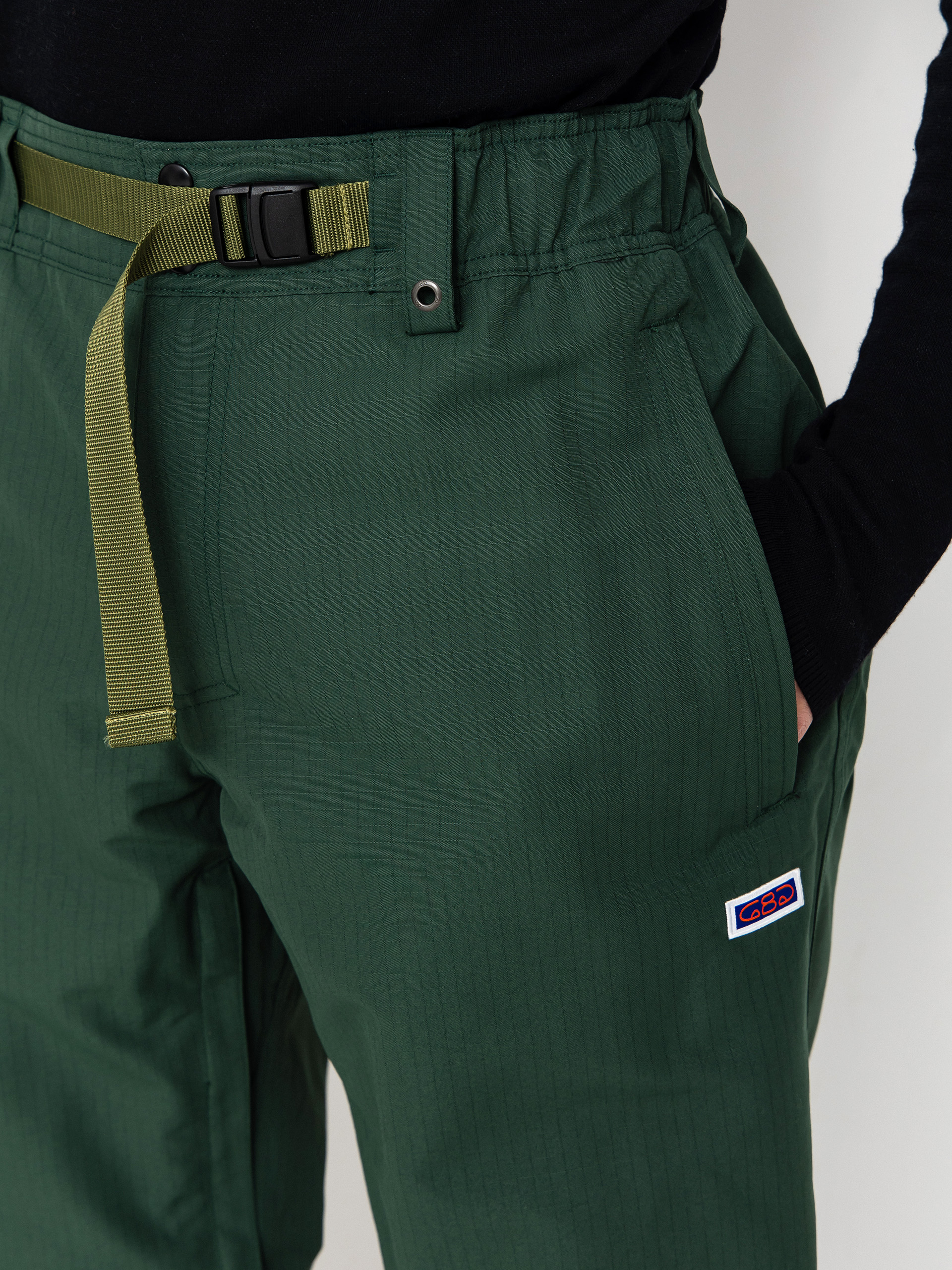 Mens 686 Snowboard pants Dojo (moss green ripstop)