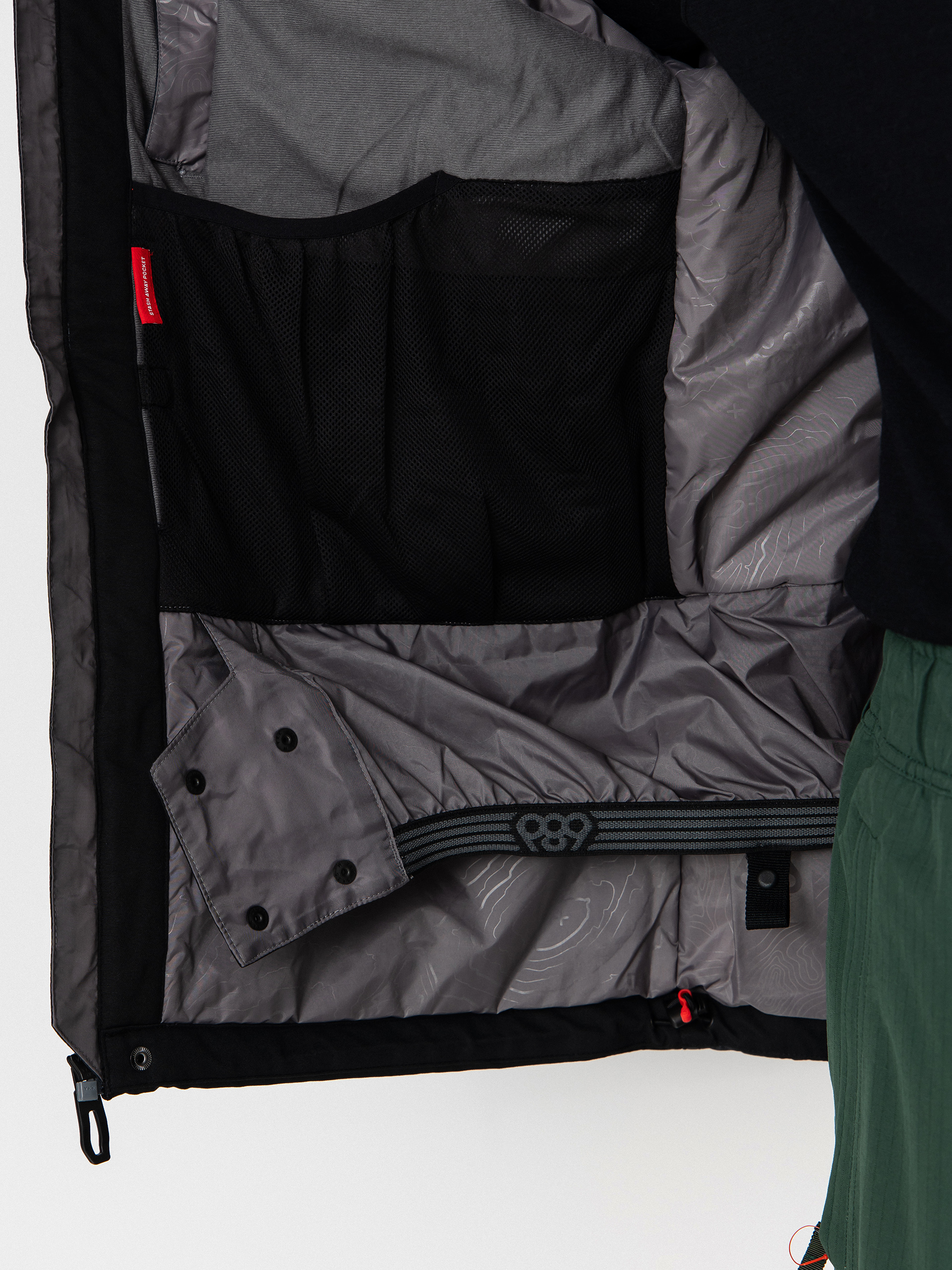 Herren 686 Snowboard Jacke Geo Insulated (black hemisphere)