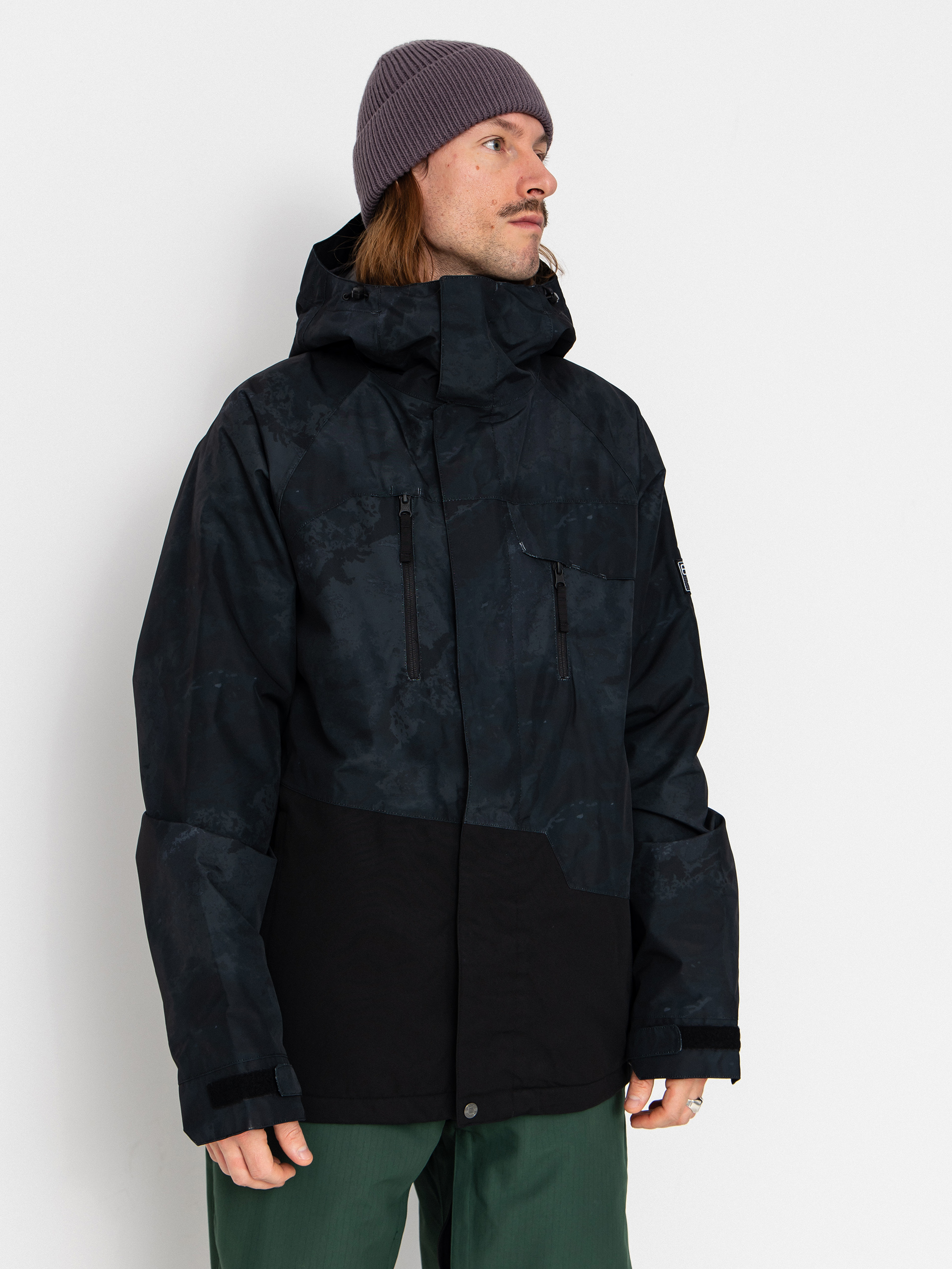 Herren 686 Snowboard Jacke Geo Insulated (black hemisphere)