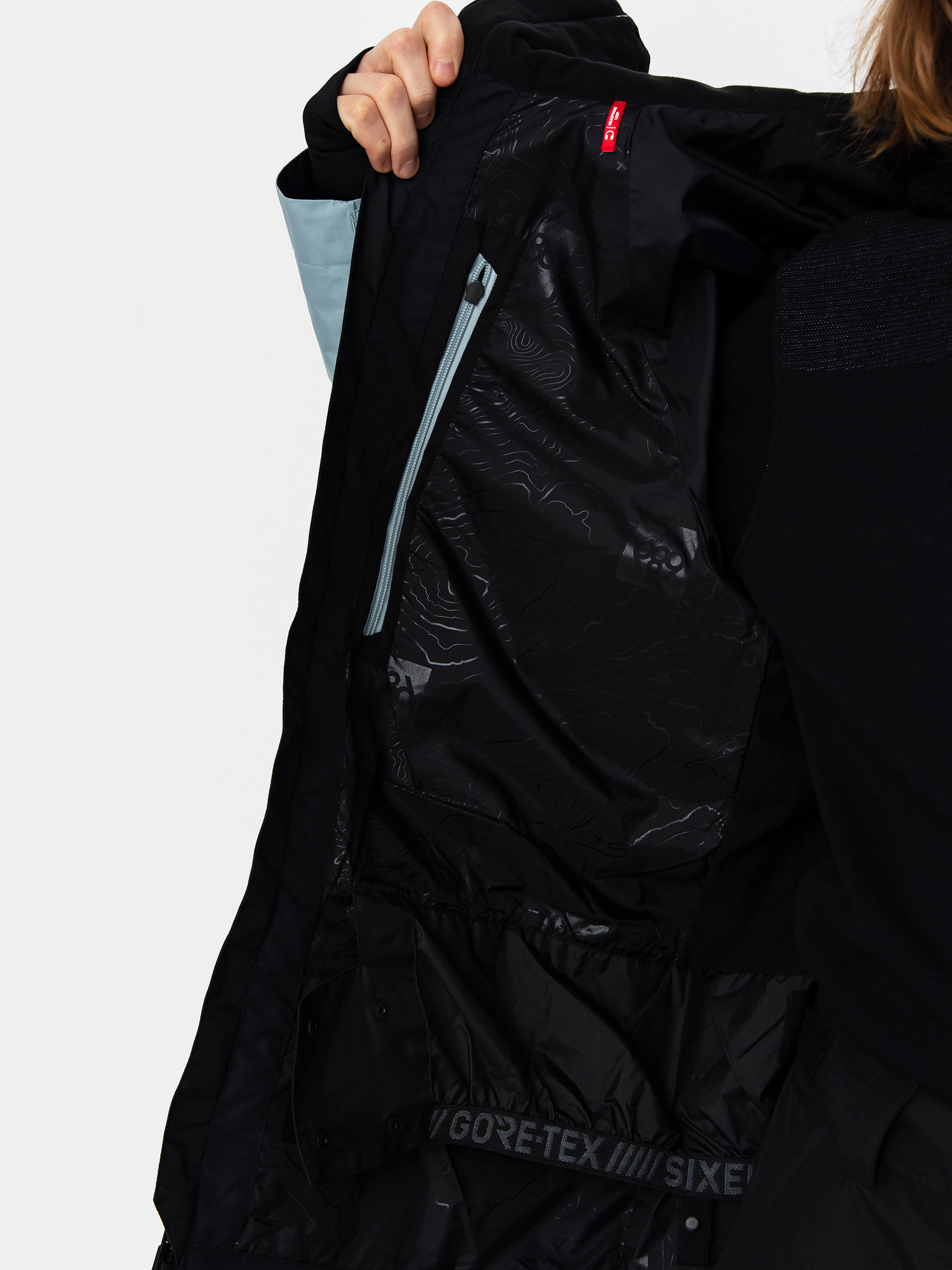 Mens 686 Snowboard jacket Gore-TeX Core (limestone colorblock)