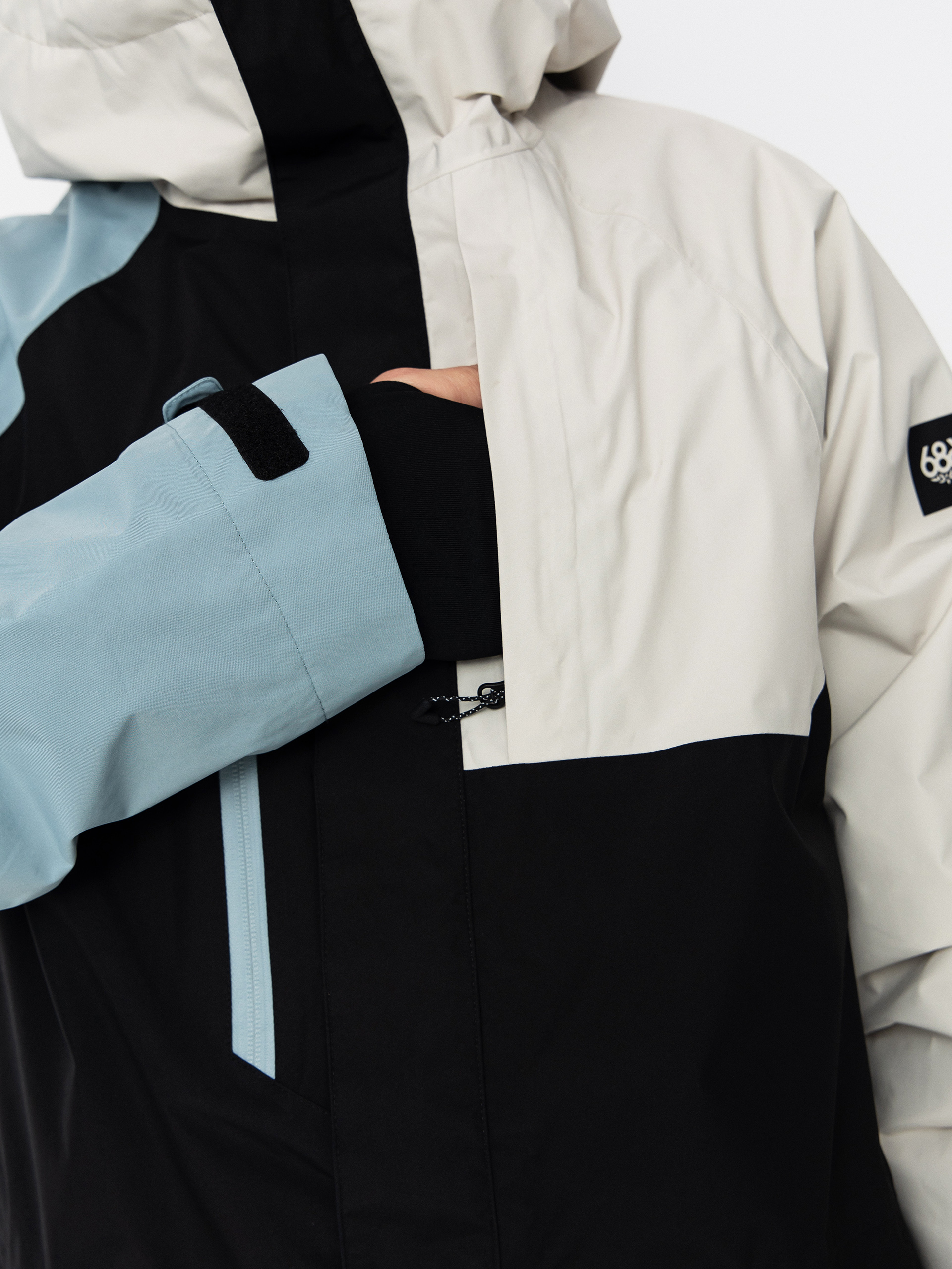 Mens 686 Snowboard jacket Gore-TeX Core (limestone colorblock)