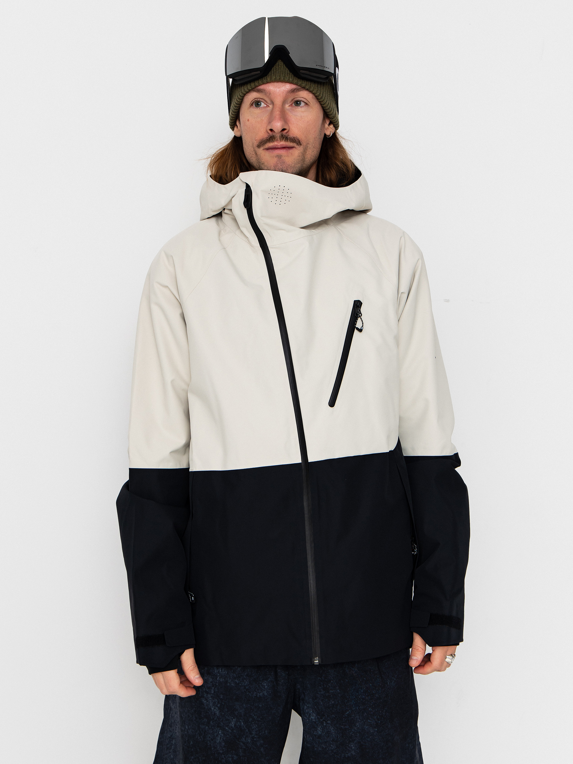 686 Snowboard jacket Hydra Thermagraph - white, black (limestone