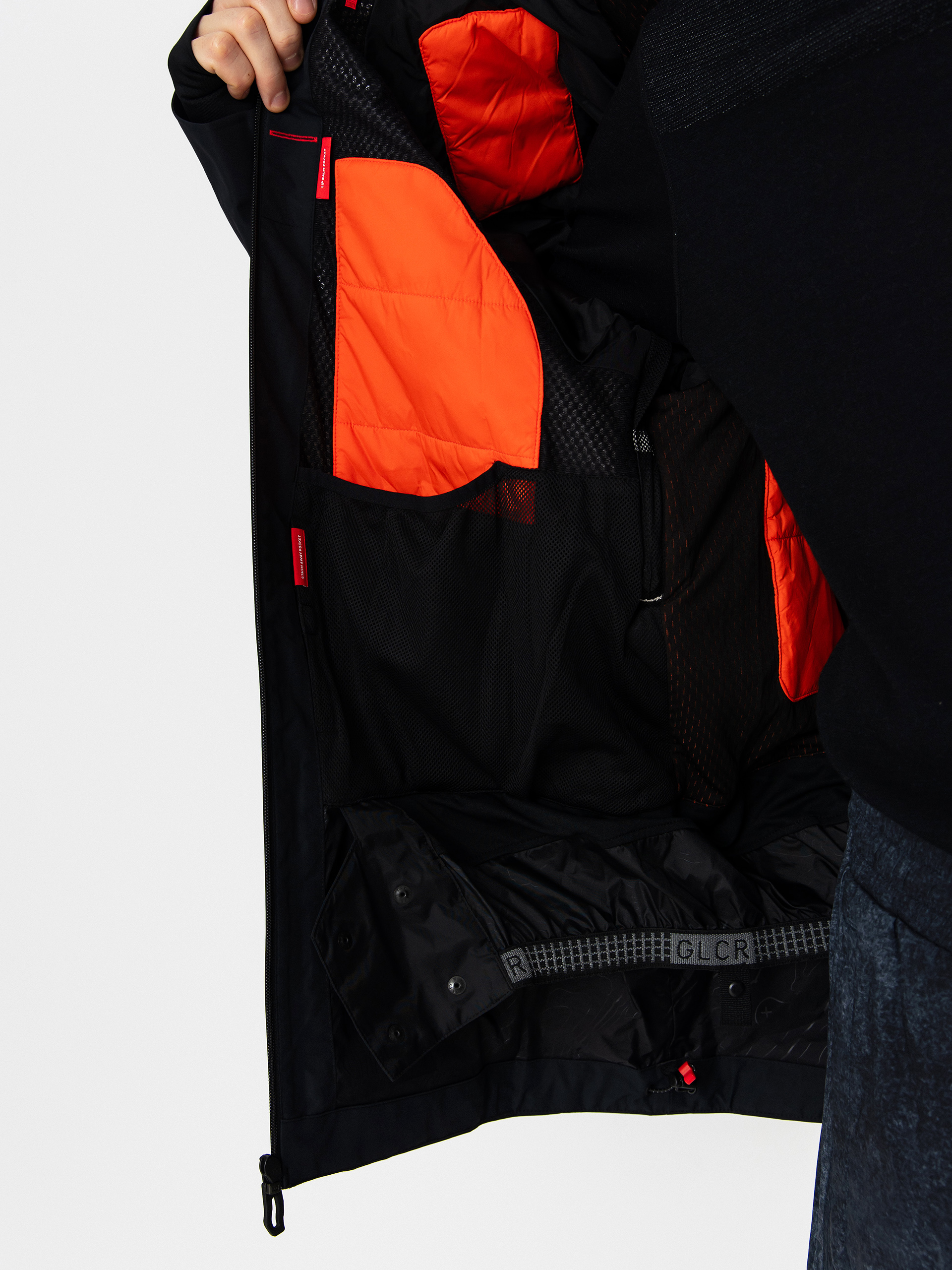 Mens 686 Snowboard jacket Hydra Thermagraph (limestone colorblock)