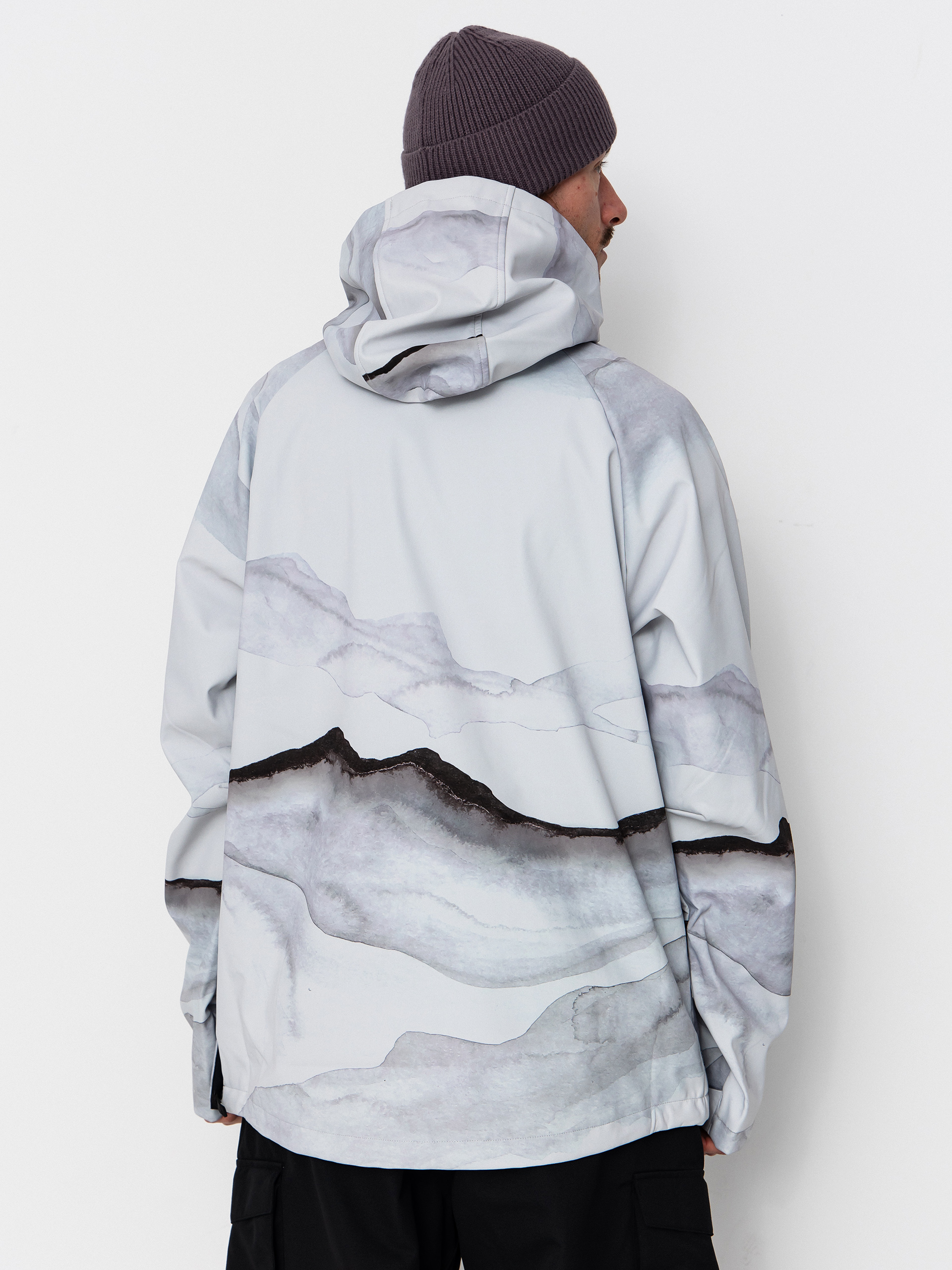 Herren 686 Aktives Sweatshirt Waterproof HD (smoke mountain print)