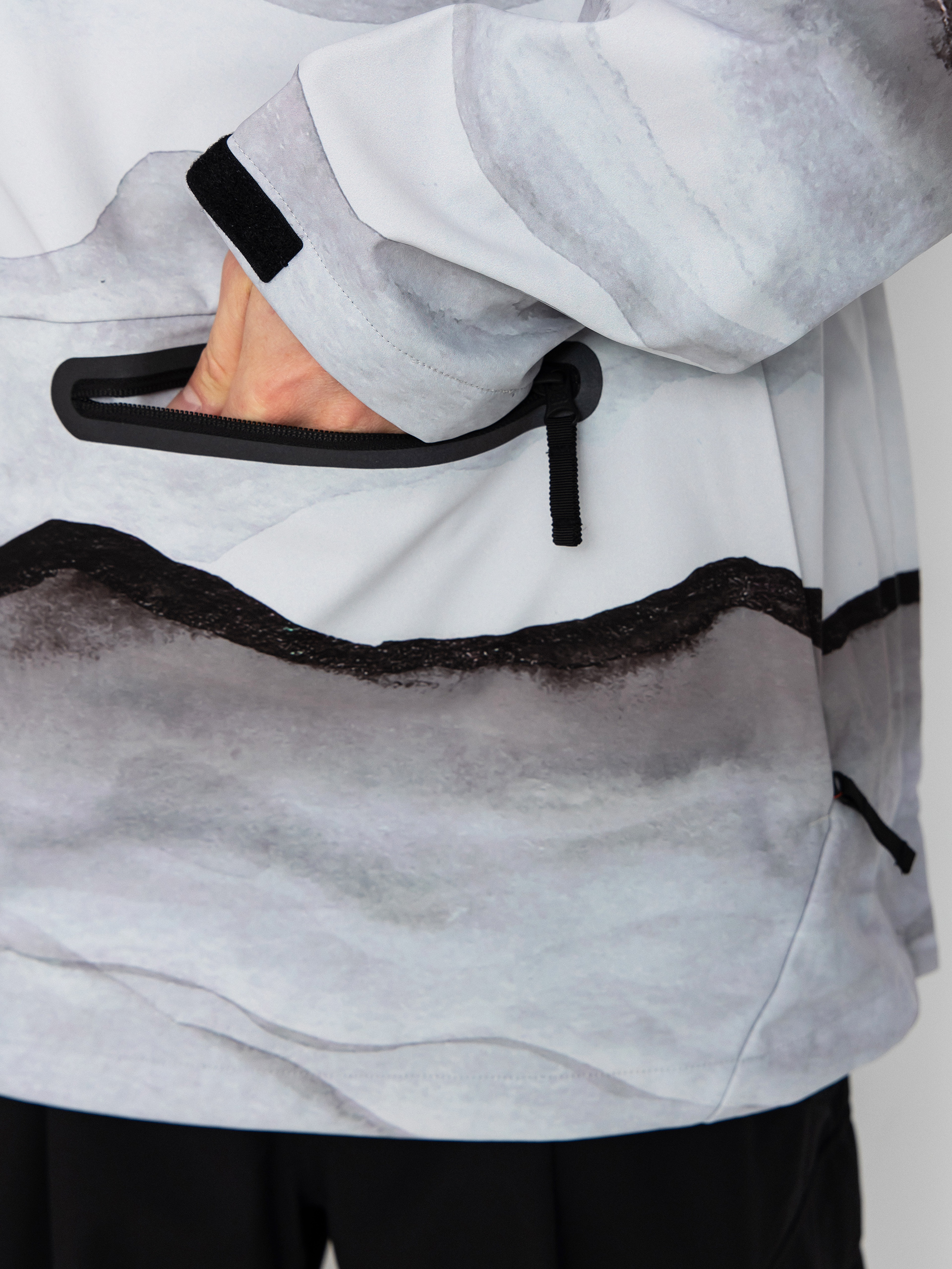 Herren 686 Aktives Sweatshirt Waterproof HD (smoke mountain print)