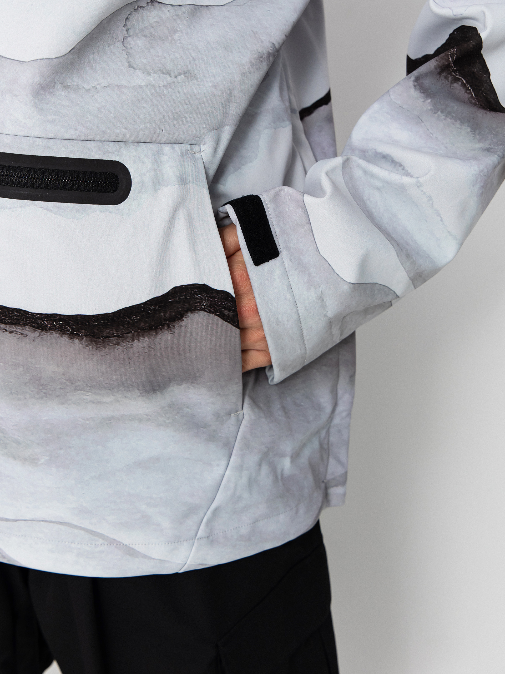 Herren 686 Aktives Sweatshirt Waterproof HD (smoke mountain print)