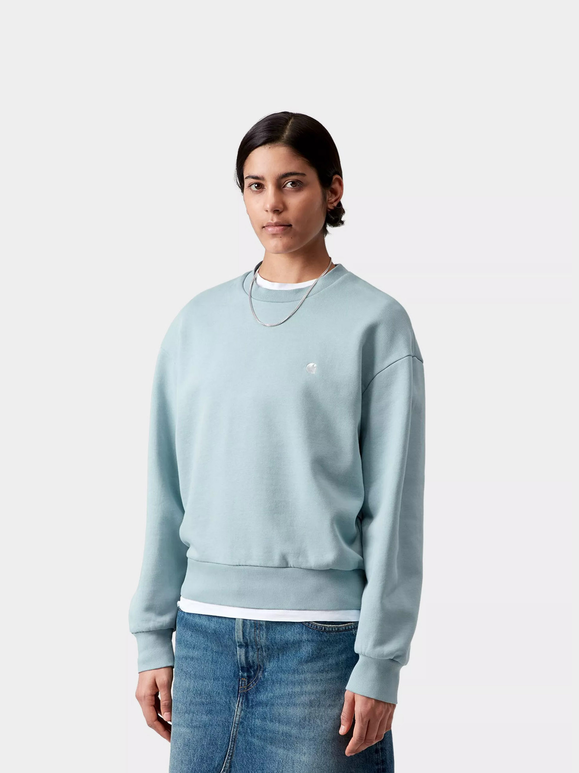 Carhartt WIP Sweatshirt Casey Wmn (tourmaline/silver)