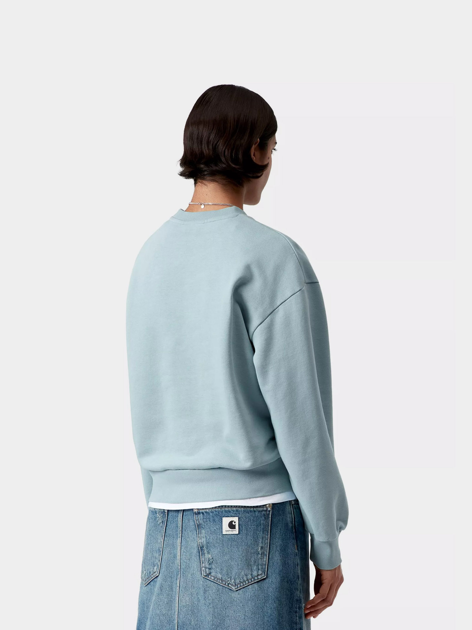 Carhartt WIP Sweatshirt Casey Wmn (tourmaline/silver)