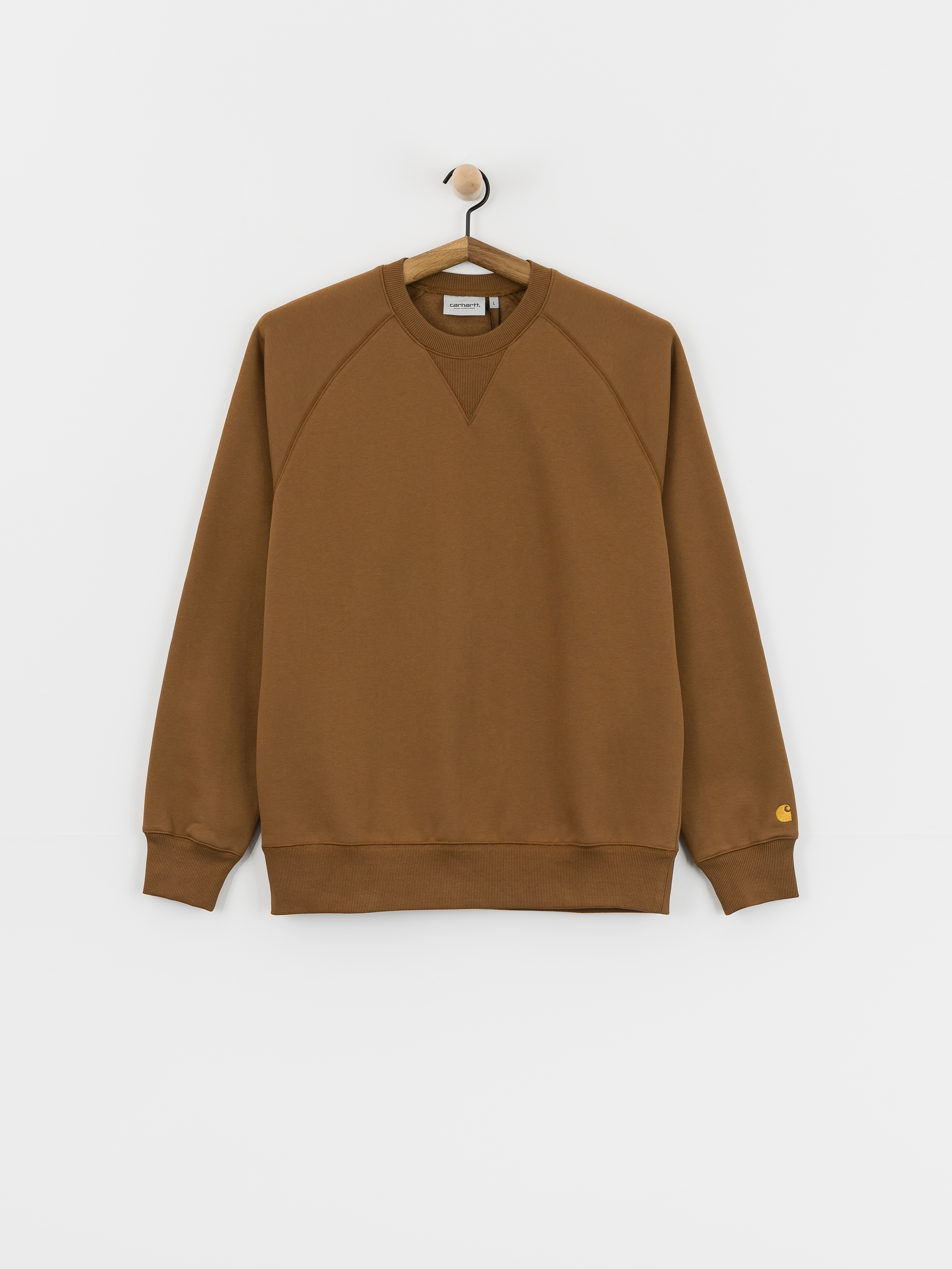 Carhartt WIP Sweatshirt Chase (hamilton brown/gold)
