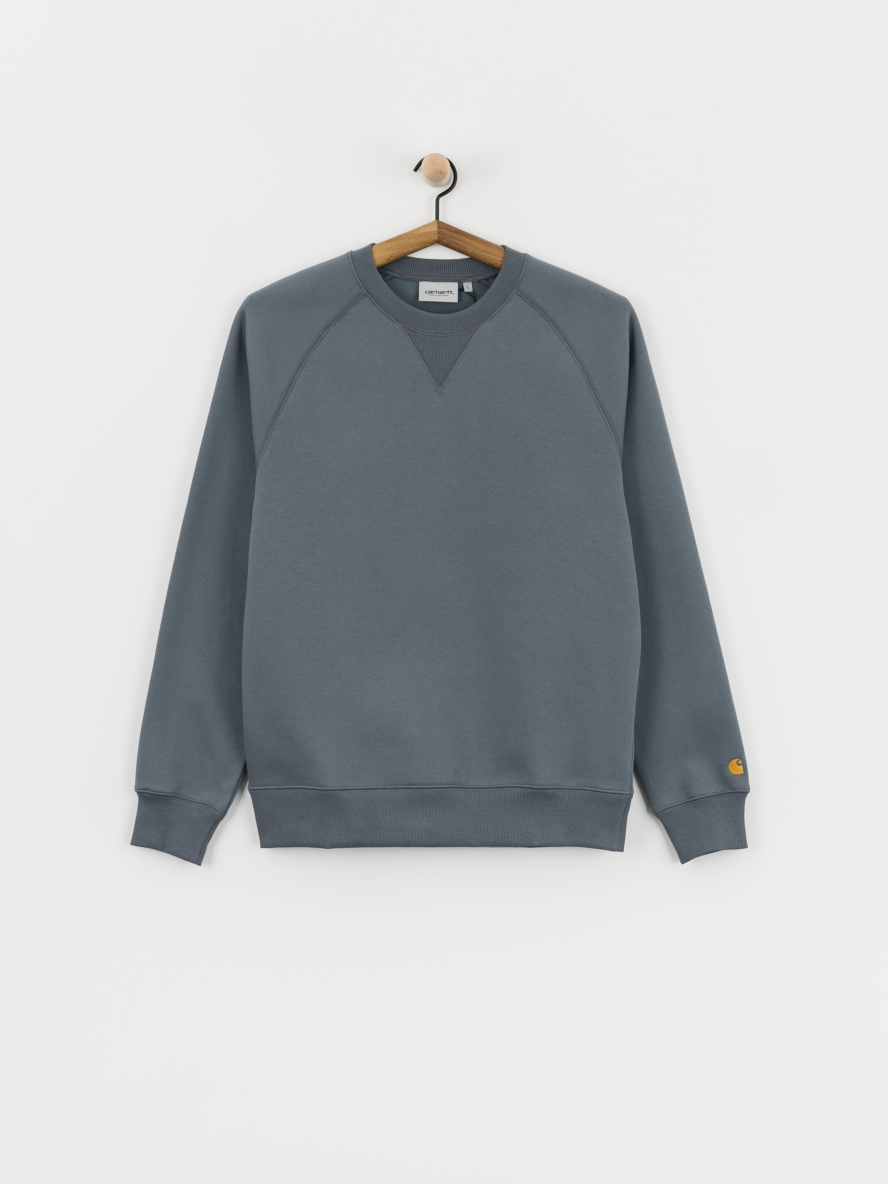 Carhartt WIP Sweatshirt Chase (cozy blue/gold)