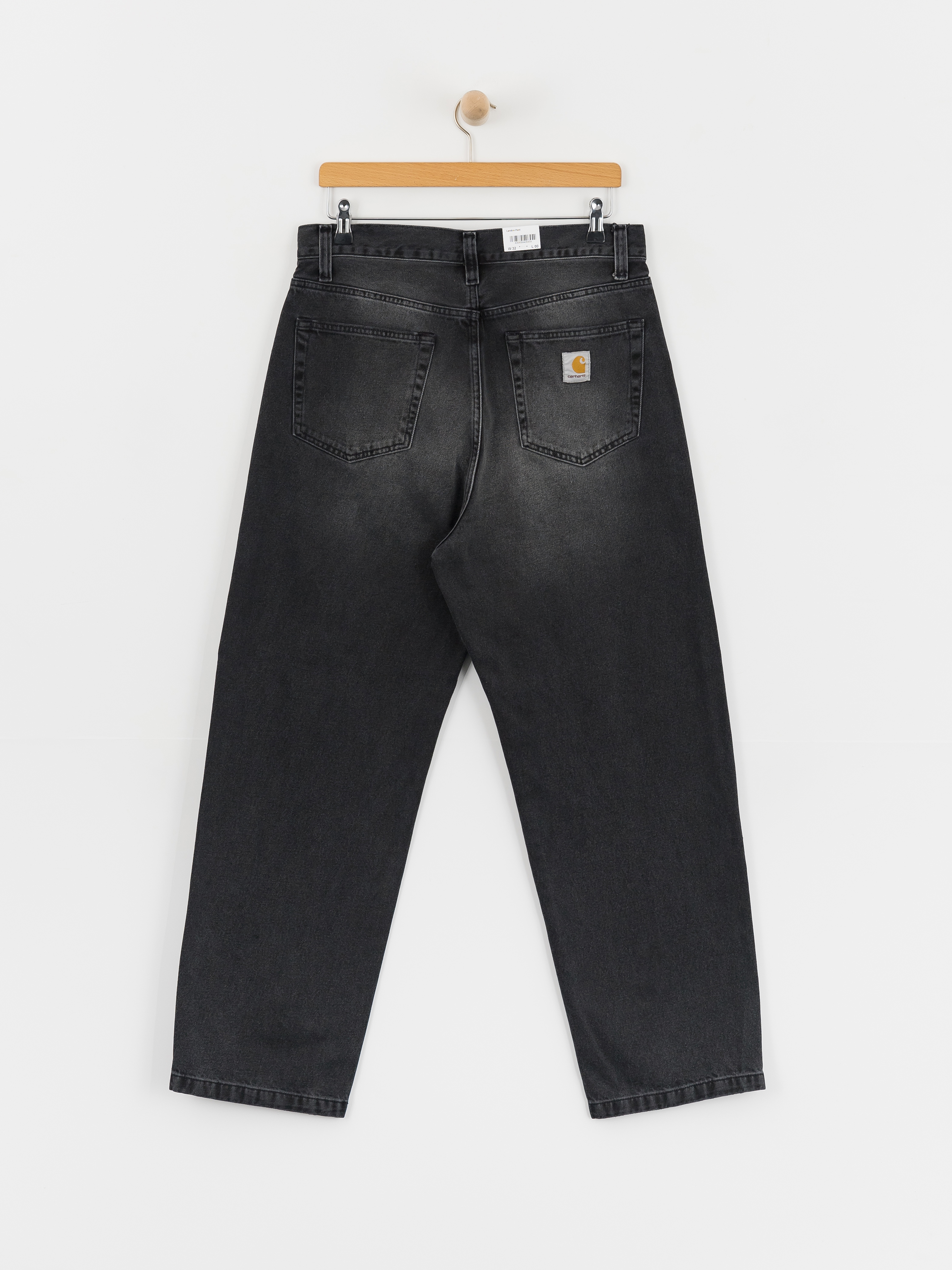 Carhartt WIP Pants Landon - black (black worn bleached)