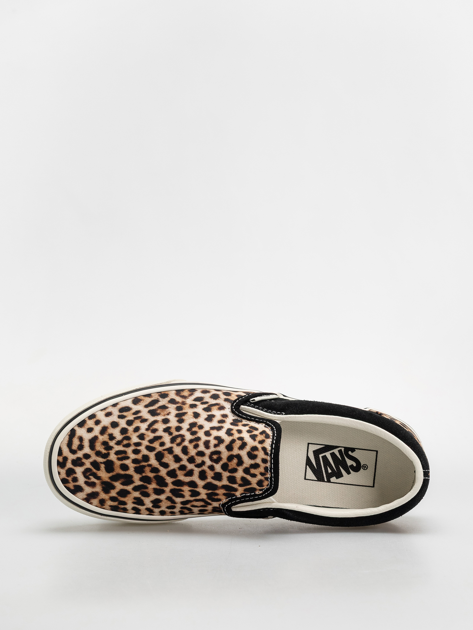 Vans Classic Slip On Schuhe (black/leopard)