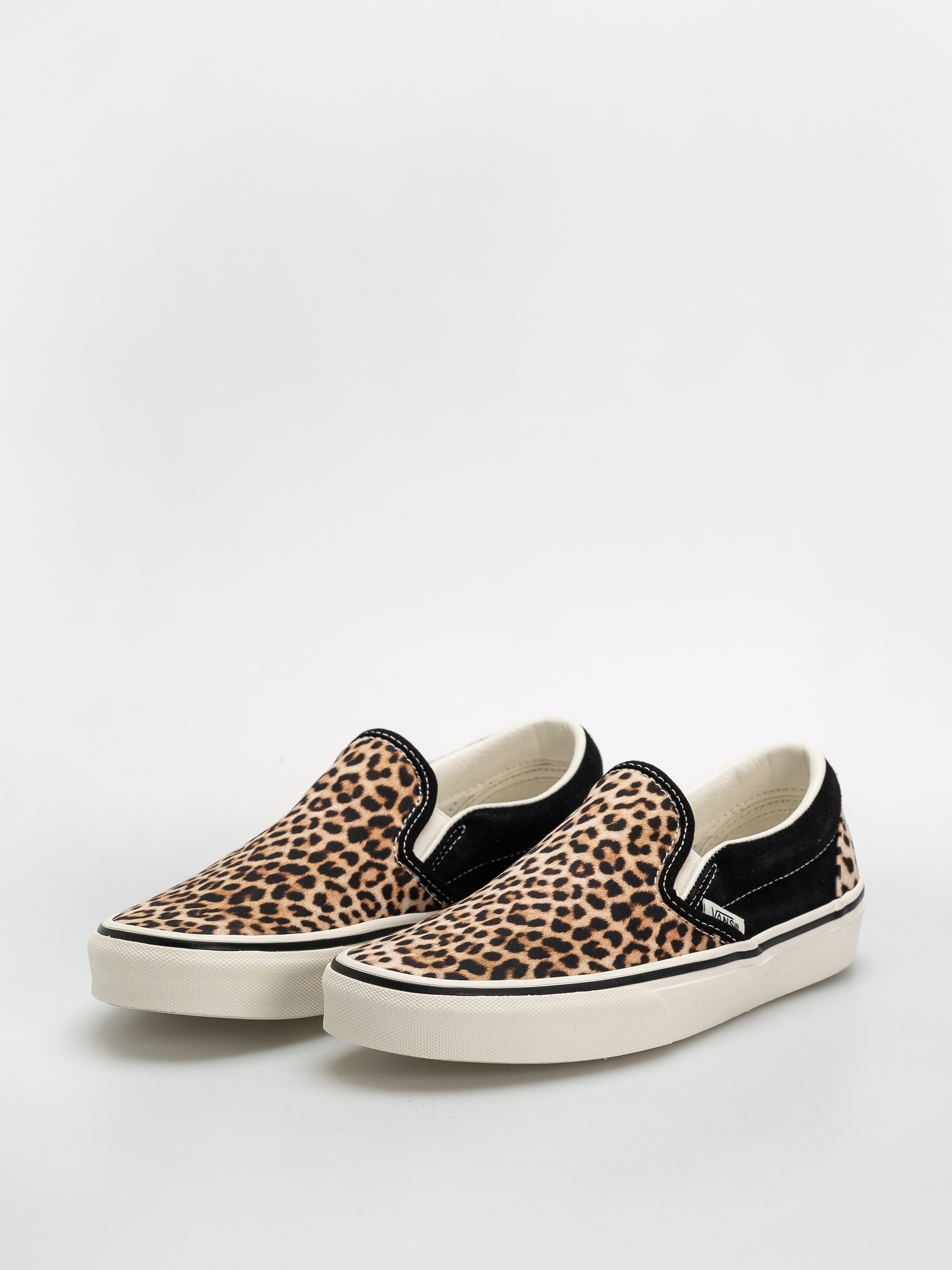 Vans Classic Slip On Shoes (black/leopard)