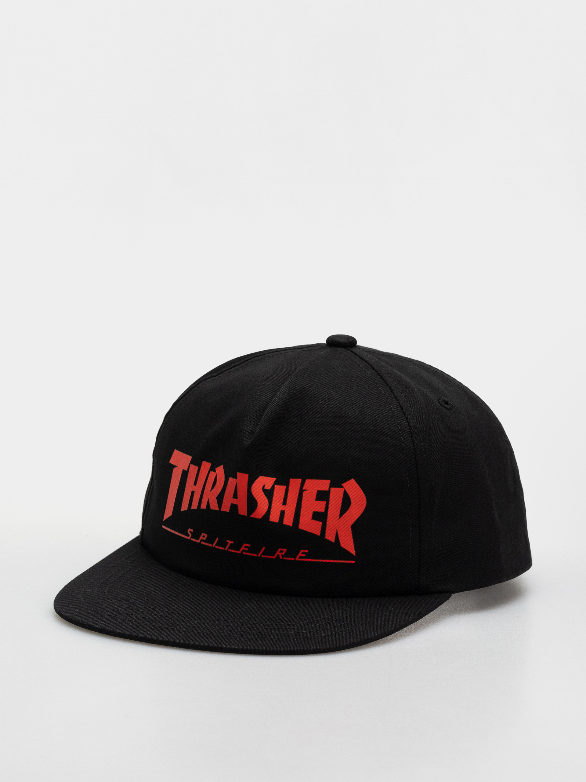 Thrasher Metal Snapback Cap - black (black)