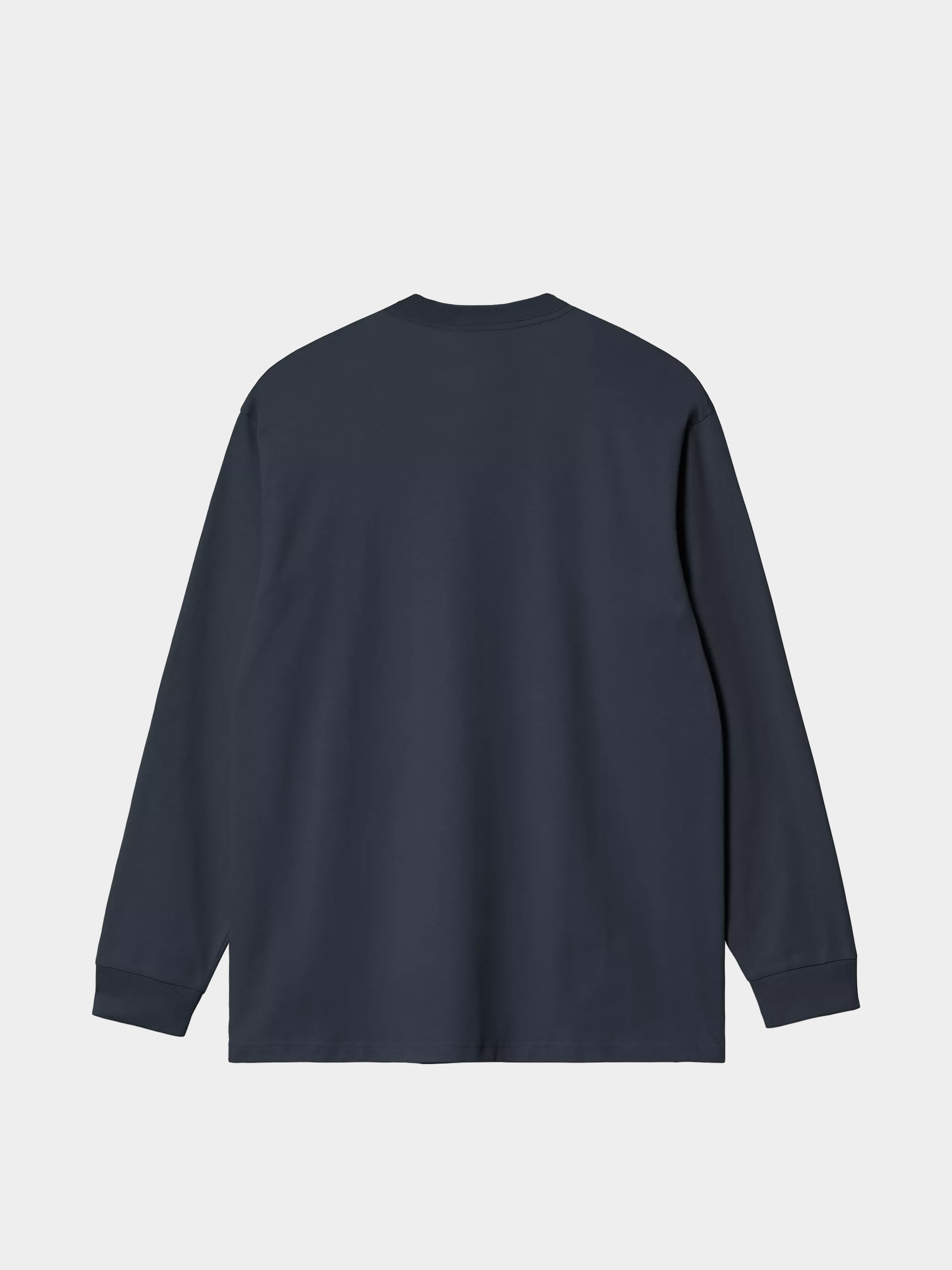Carhartt WIP Longsleeve American Script (deep night)