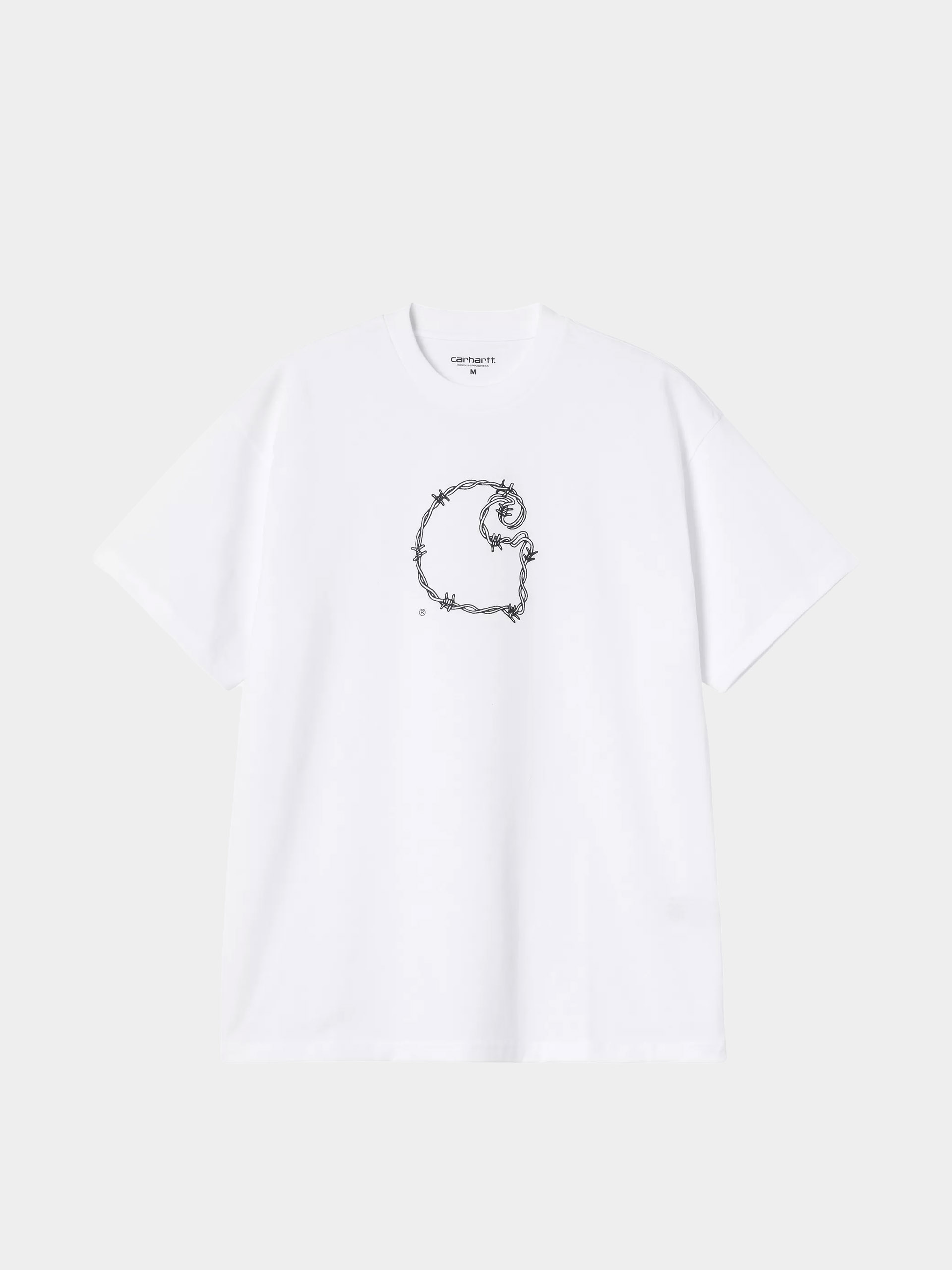 Carhartt WIP T-Shirt Barbwire C (white)