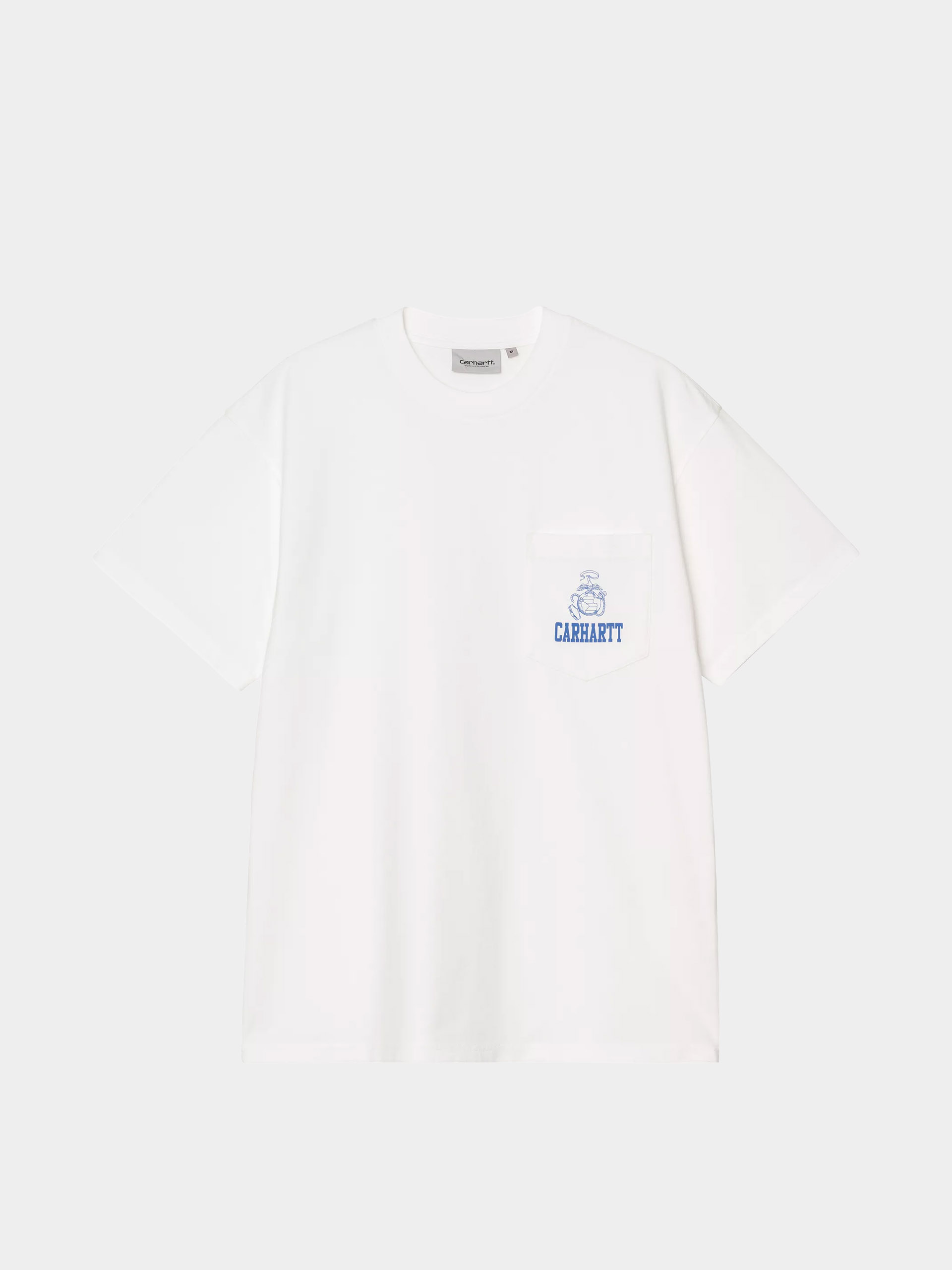 Carhartt WIP T-Shirt Pond Corps Pocket (white)