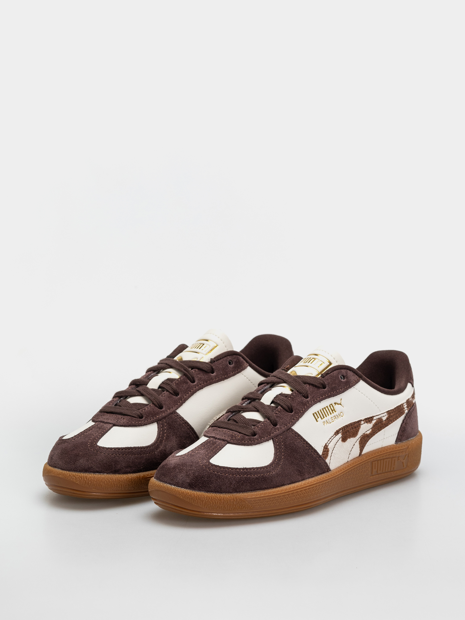 Puma Palermo Cow Wmn Schuhe (warm white/chocolate brown/gum)
