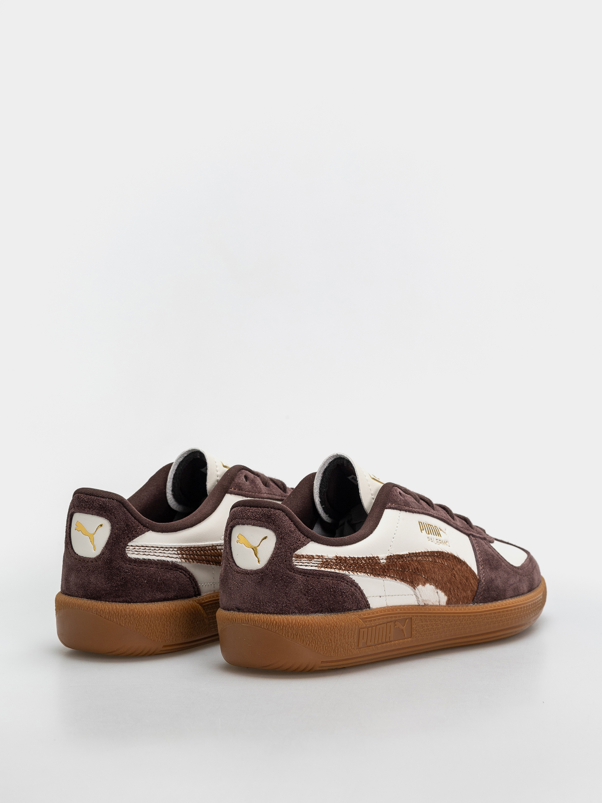 Puma Palermo Cow Wmn Shoes (warm white/chocolate brown/gum)