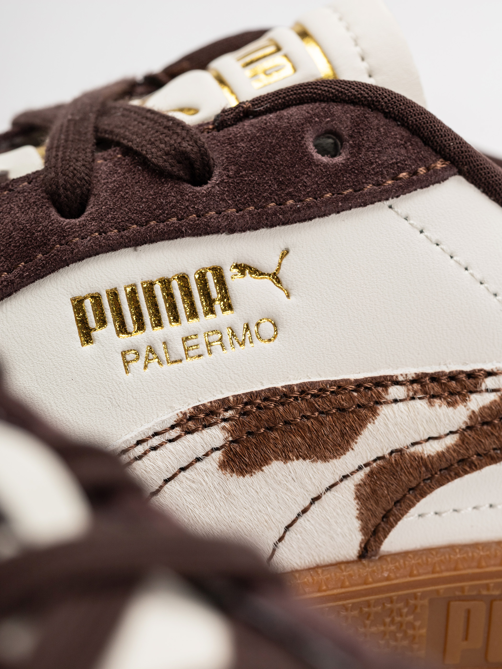 Puma Palermo Cow Wmn Shoes (warm white/chocolate brown/gum)