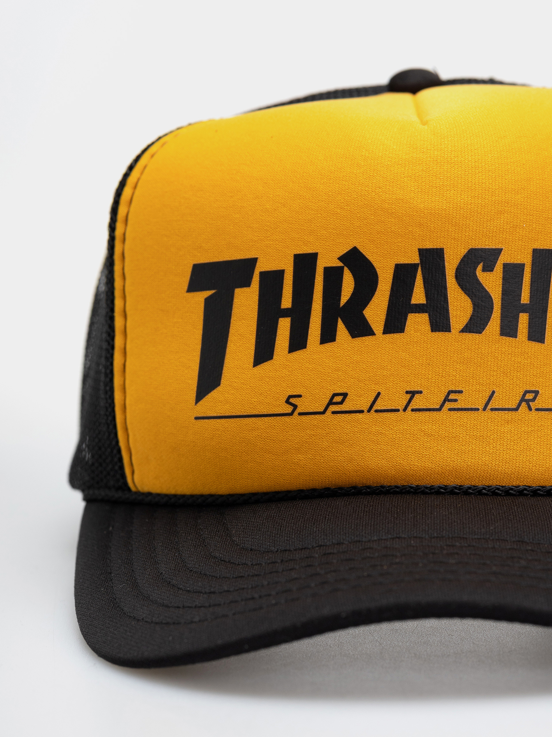 Thrasher x Spitfire Cap (black/gold/black)