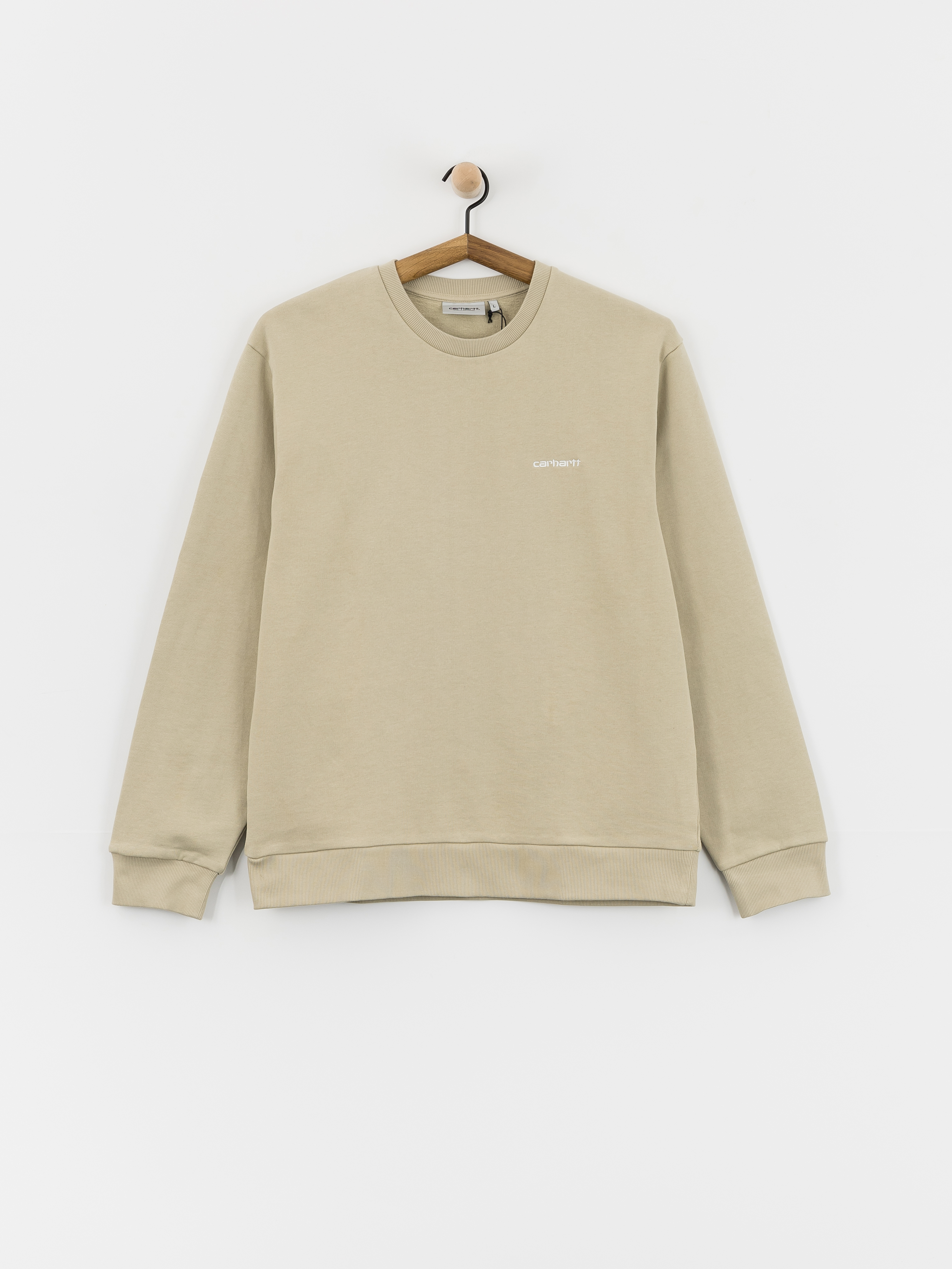 Carhartt WIP Sweatshirt Script Embroidery (barchan/white)