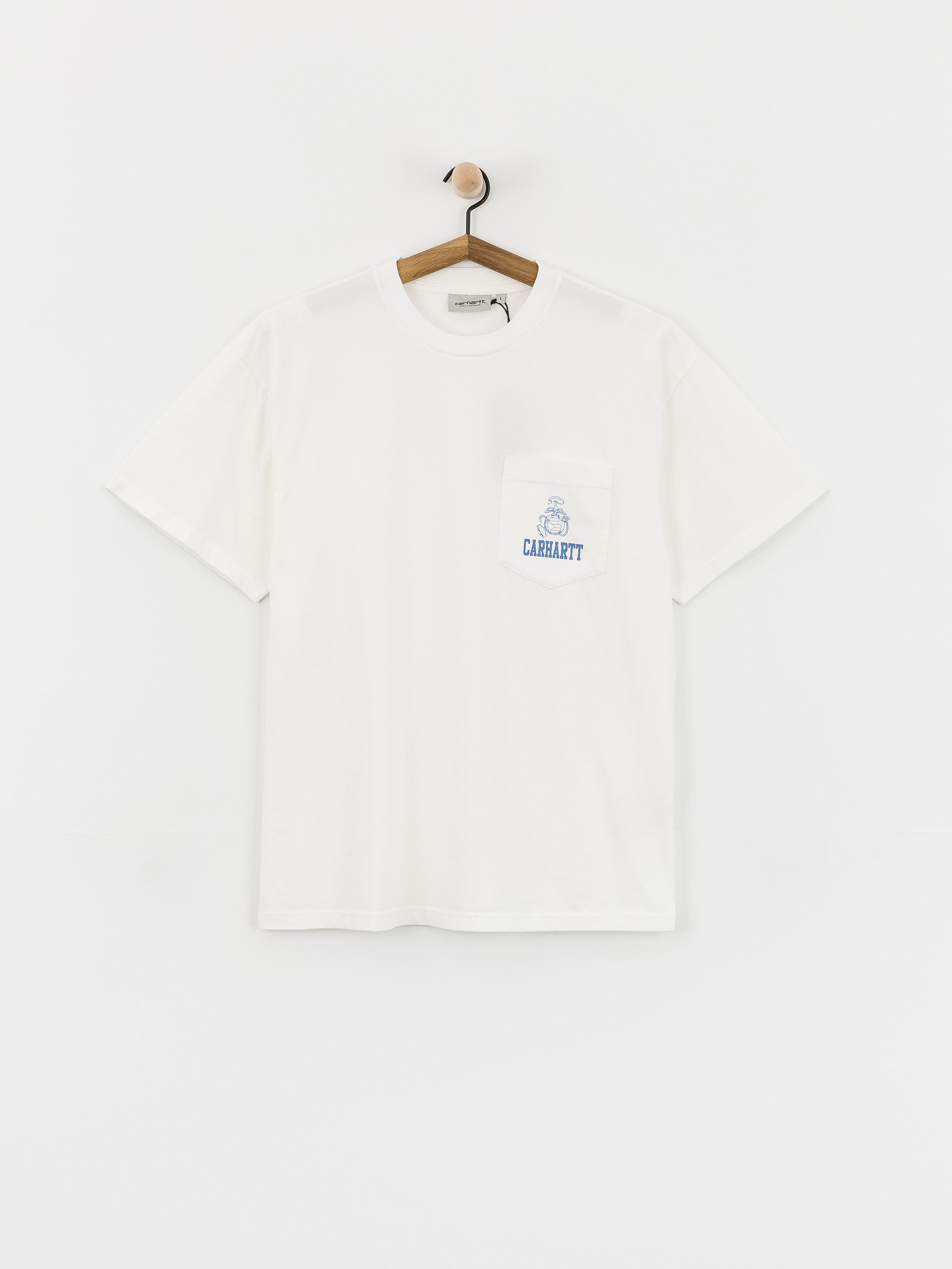 Carhartt WIP T-Shirt Pond Corps Pocket (white)