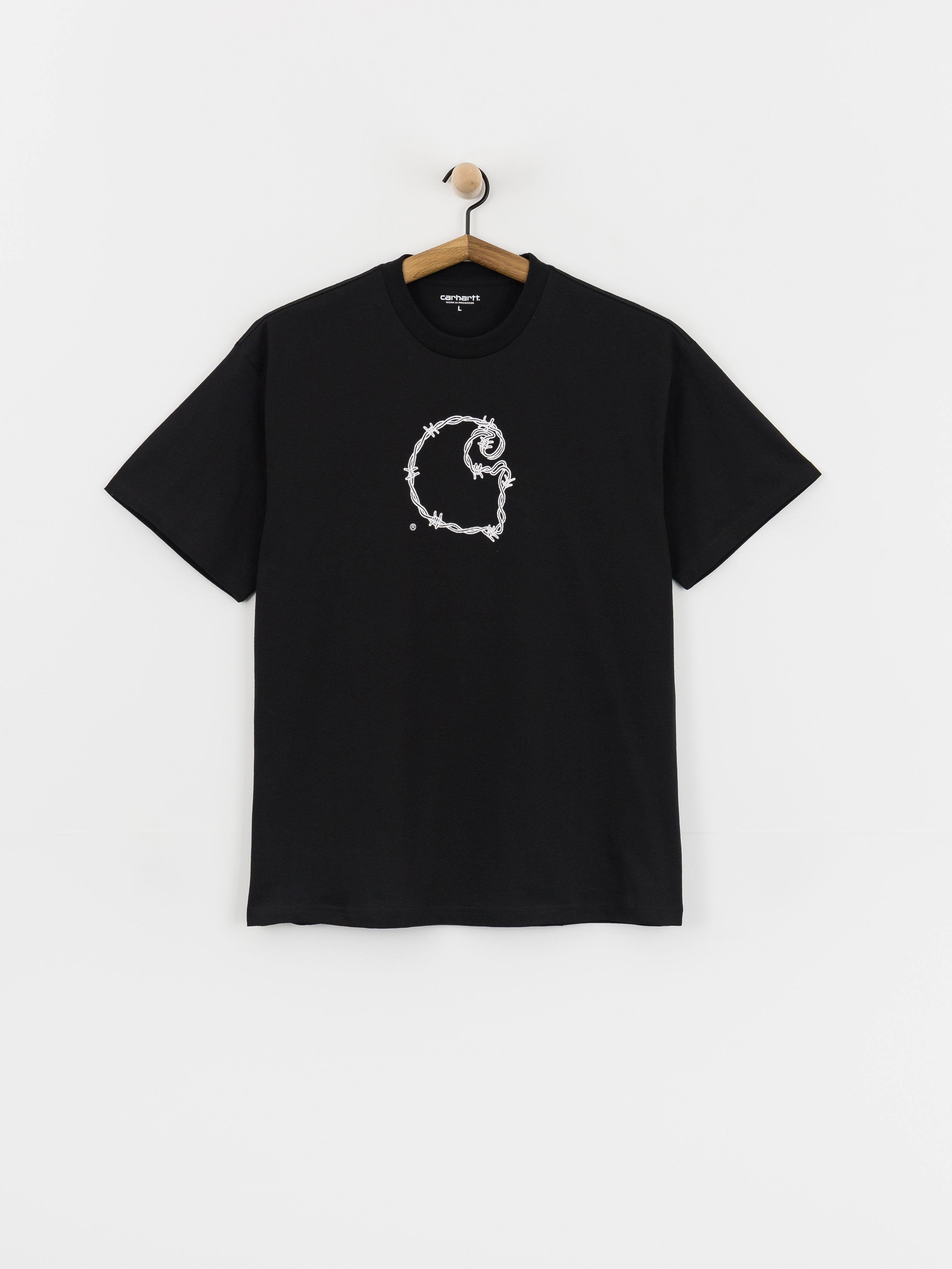Carhartt WIP T-Shirt Barbwire C (black)