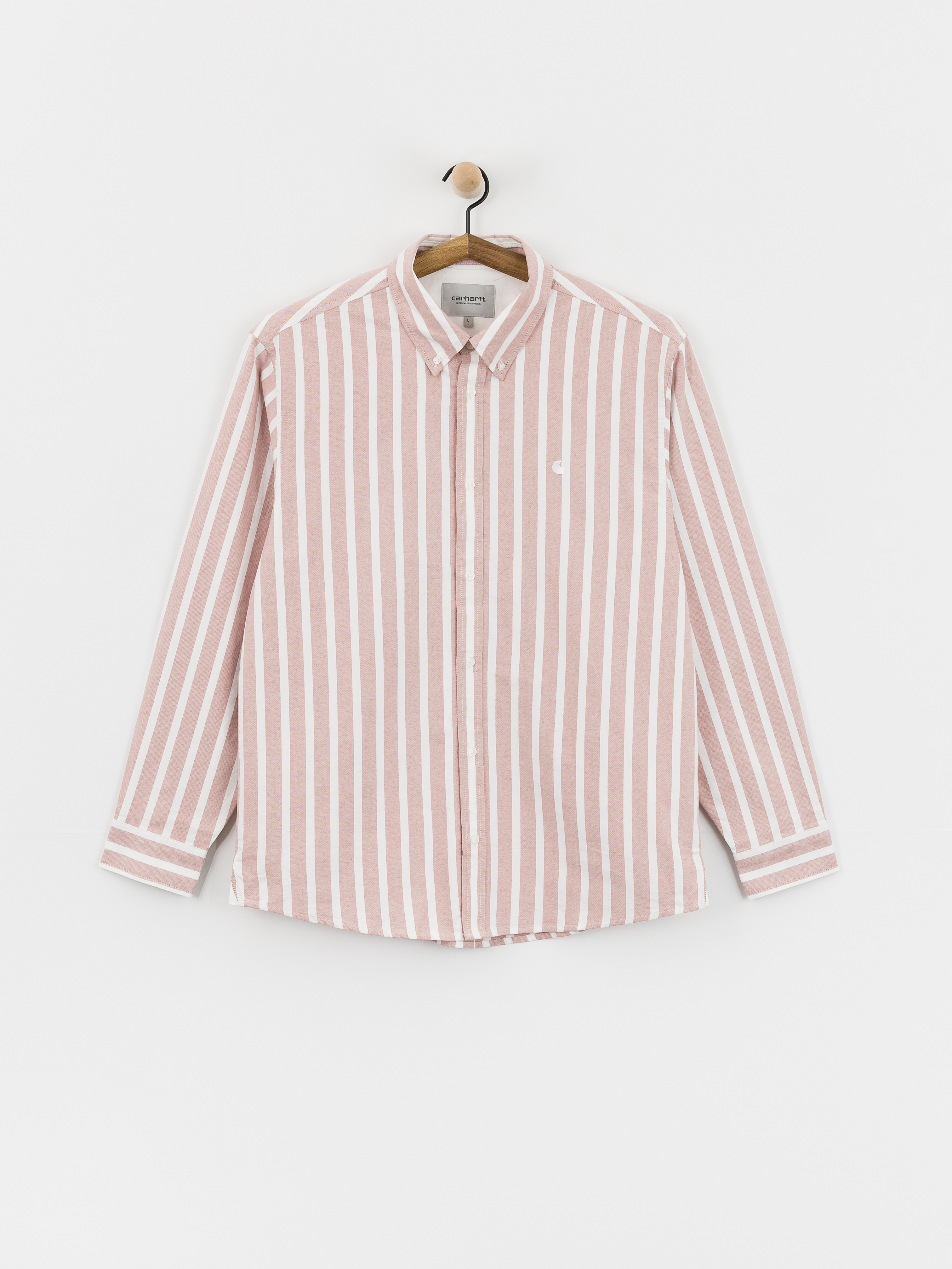Carhartt WIP Hemd Deven (deven stripe/oxide red/white)