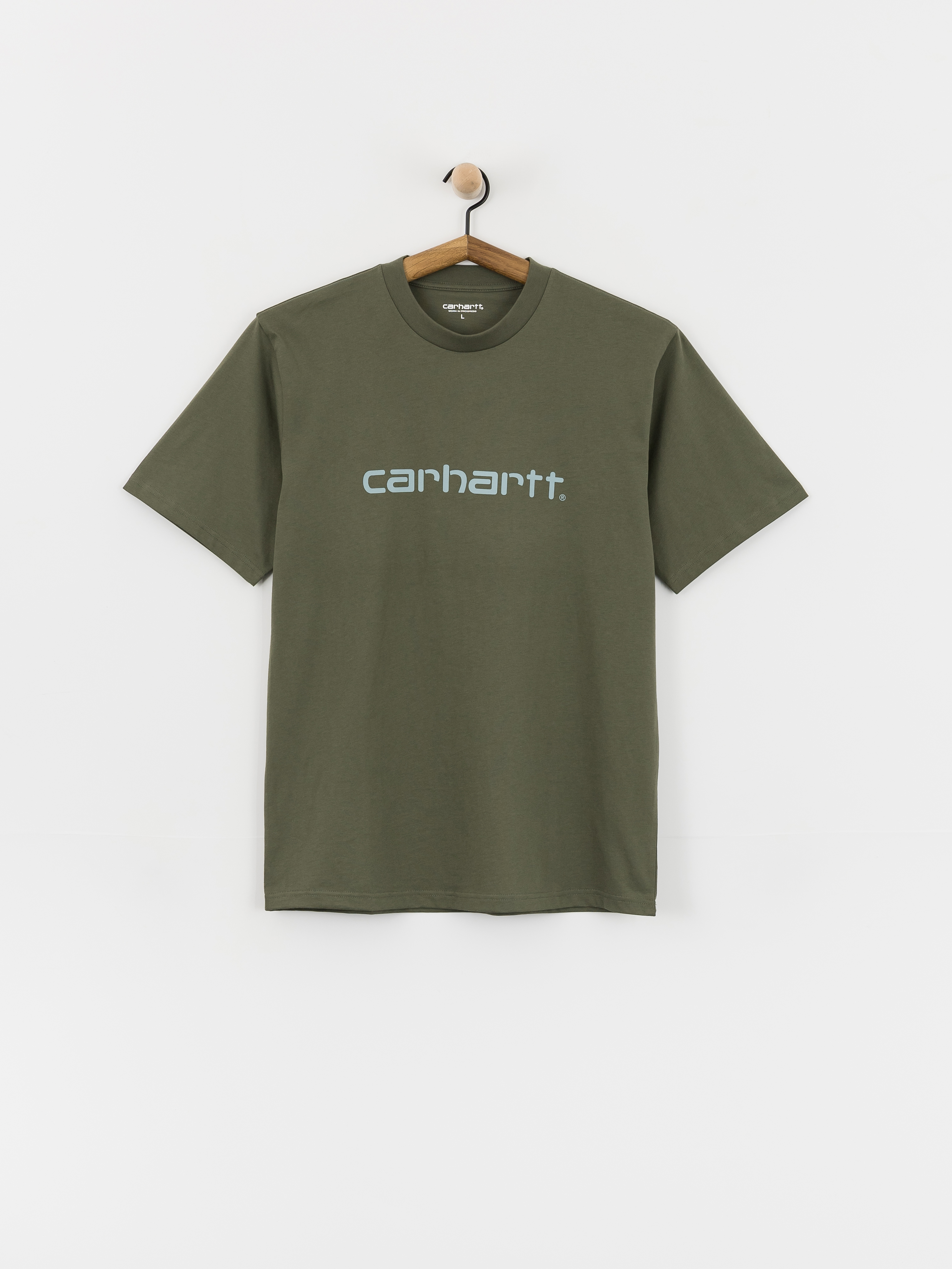Carhartt WIP T-Shirt Script (leaf/tourmaline)