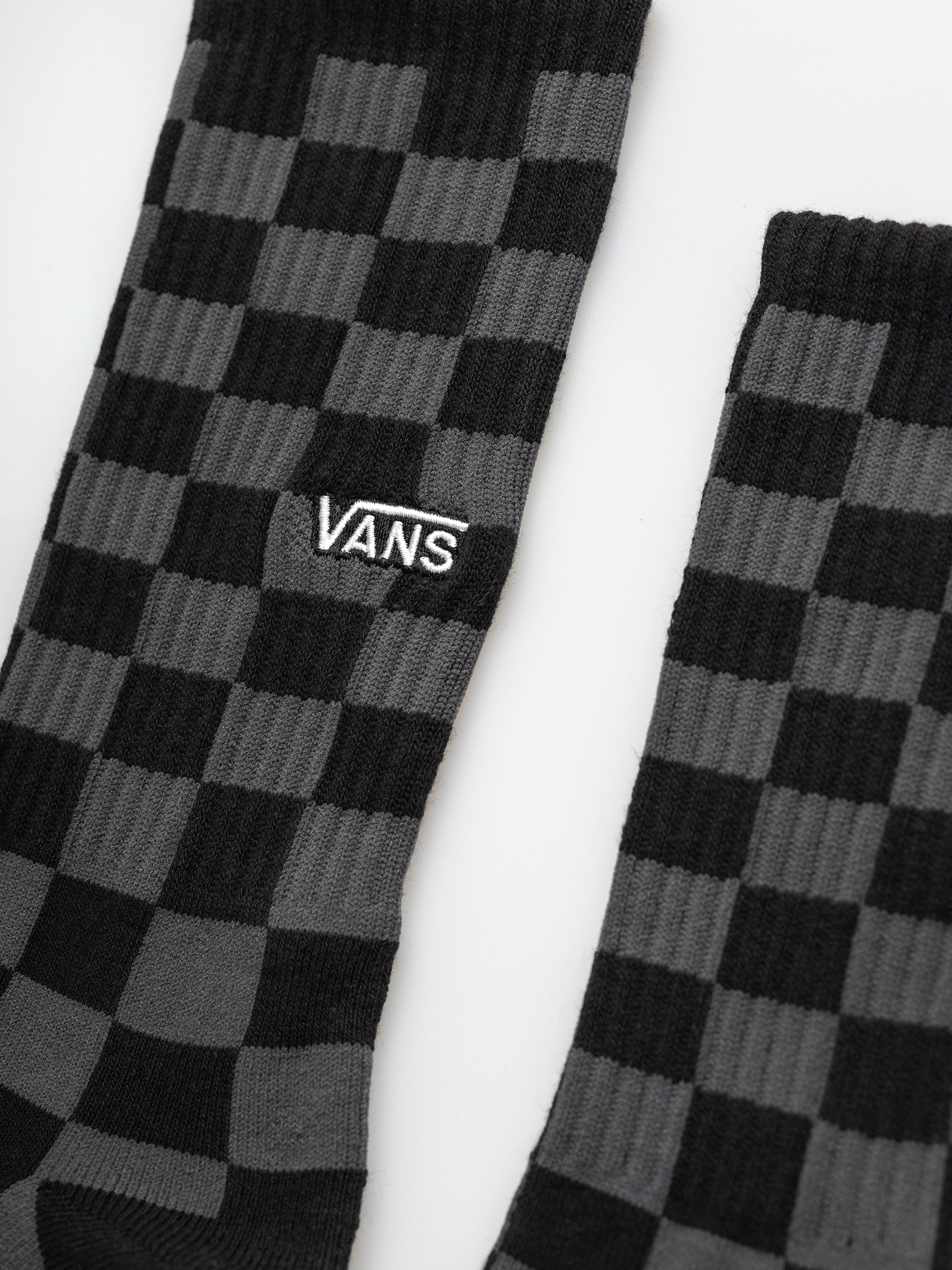 Vans Checkerboard Crew Socken (black/charcoal)