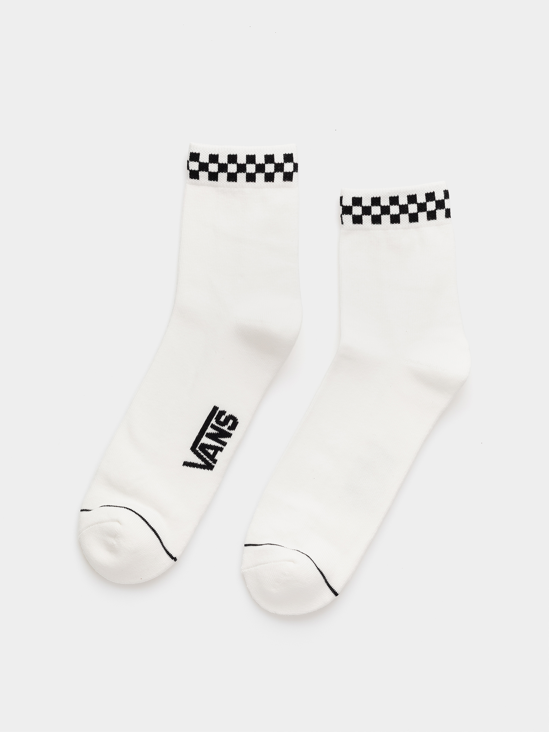 Vans Peek A Check Half Crew Socken (white/black)