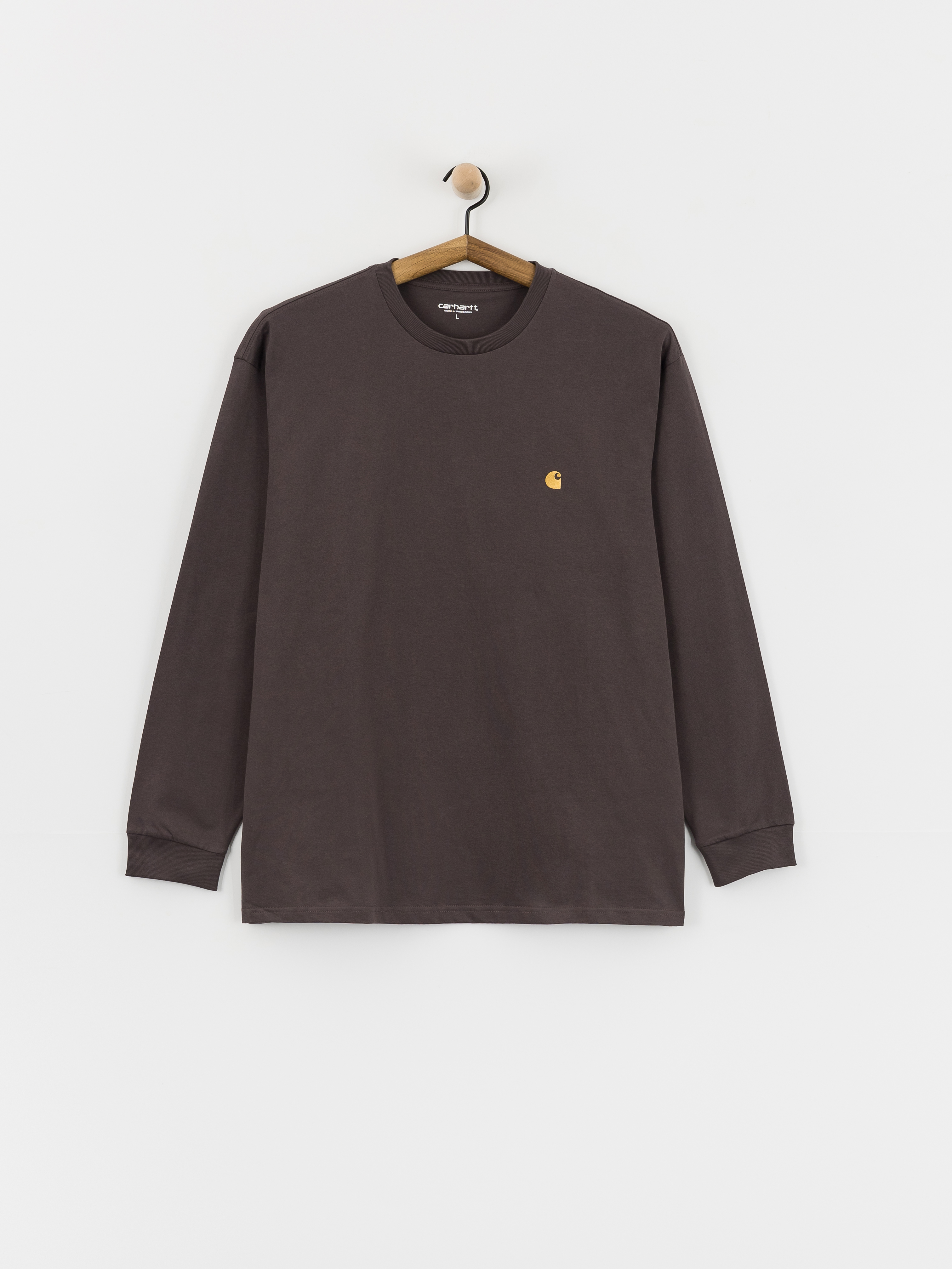 Carhartt WIP Longsleeve Chase (shale/gold)