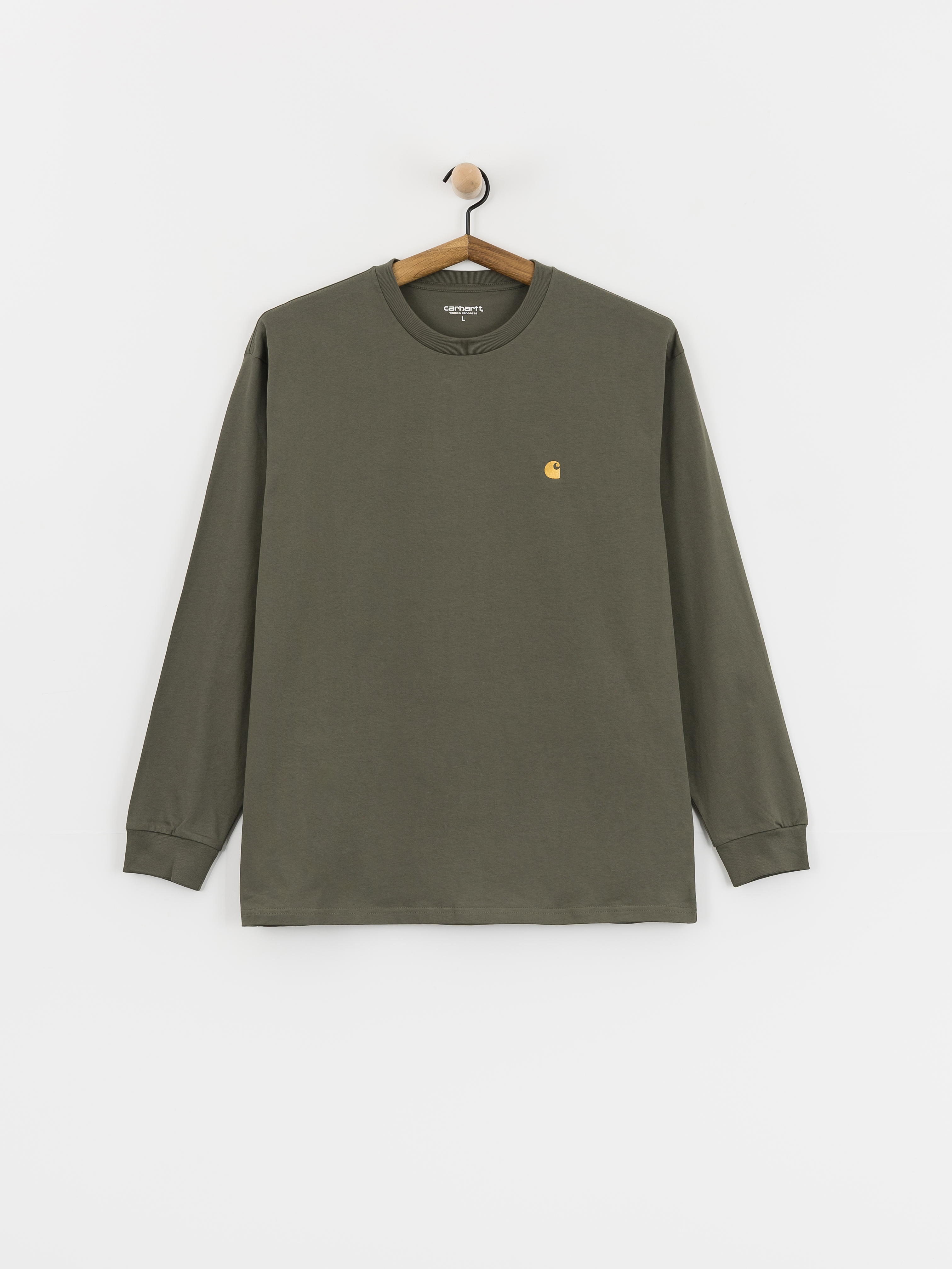 Carhartt WIP Longsleeve Chase (leaf/gold)