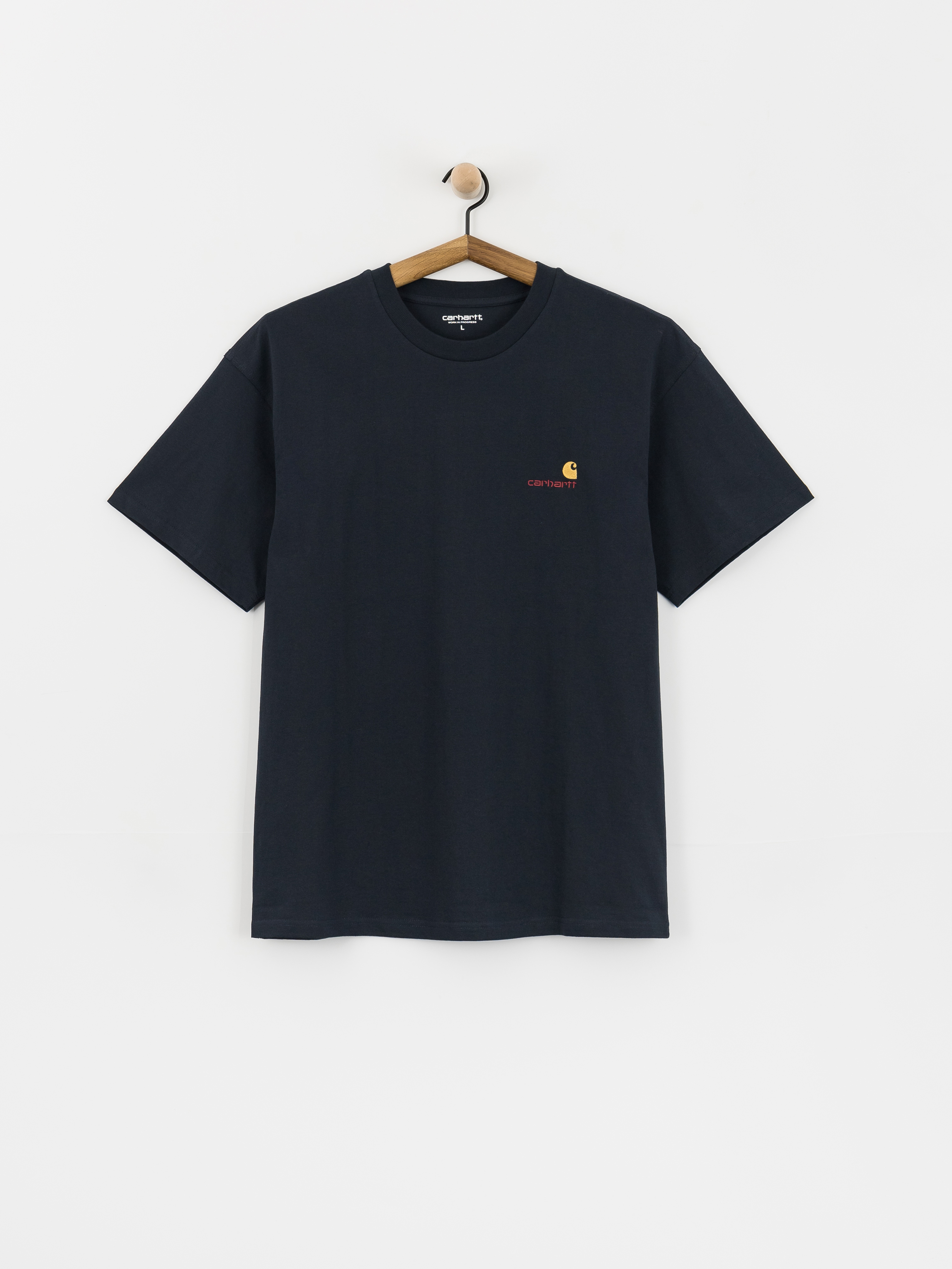 Carhartt WIP T-Shirt American Script (deep night)