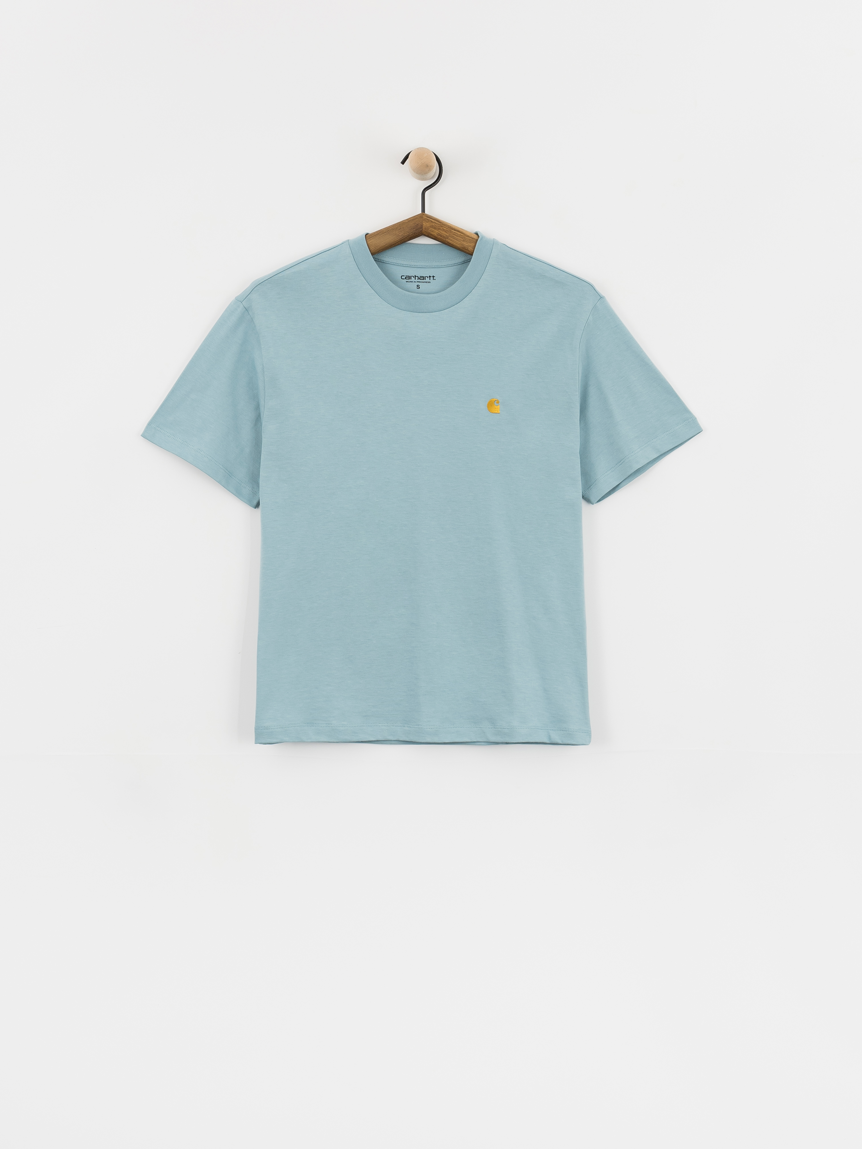 Carhartt WIP T-Shirt Chase Wmn (tourmaline/gold)