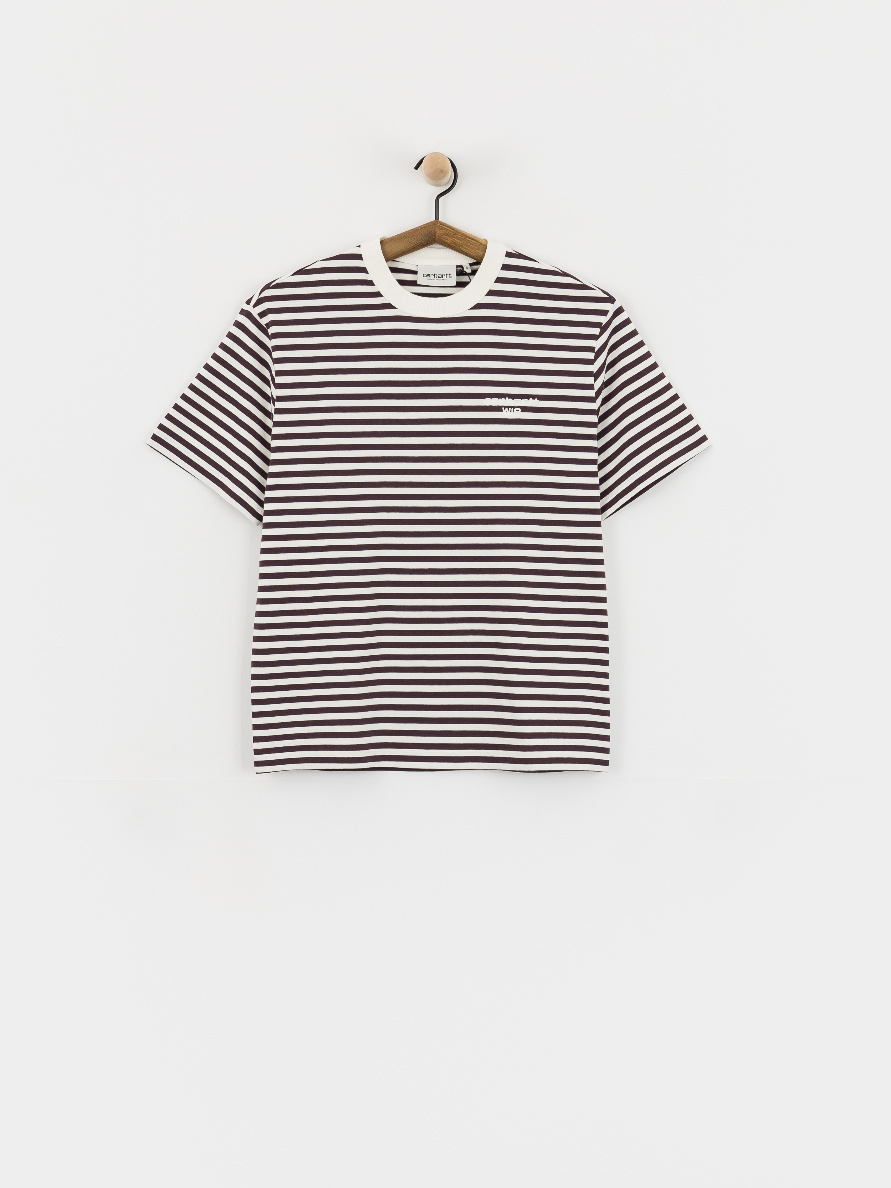 Carhartt WIP T-Shirt Ezra Wmn (ezra stripe/cozy purple/wax)