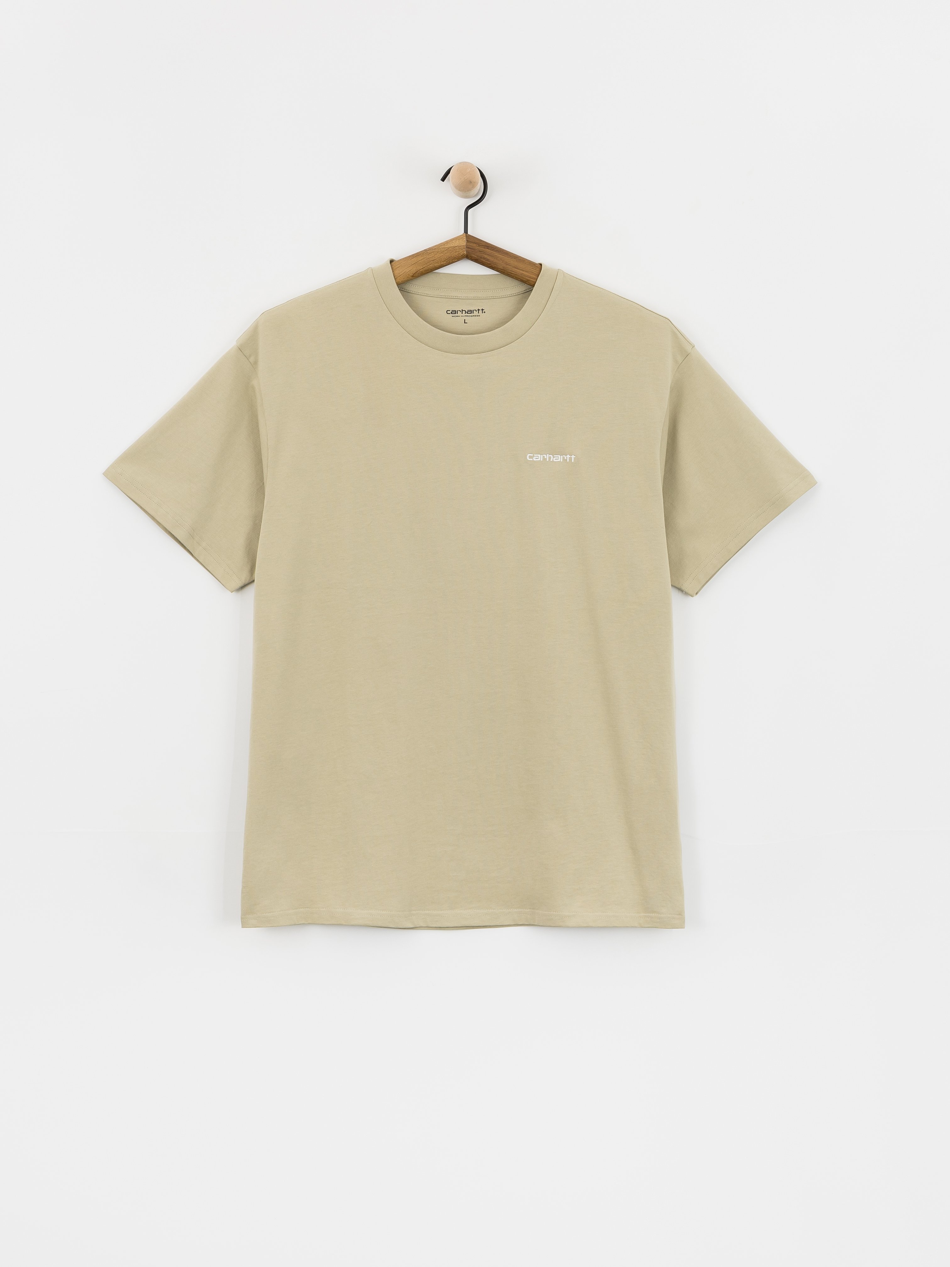 Carhartt WIP T-Shirt Script Embroidery (barchan/white)