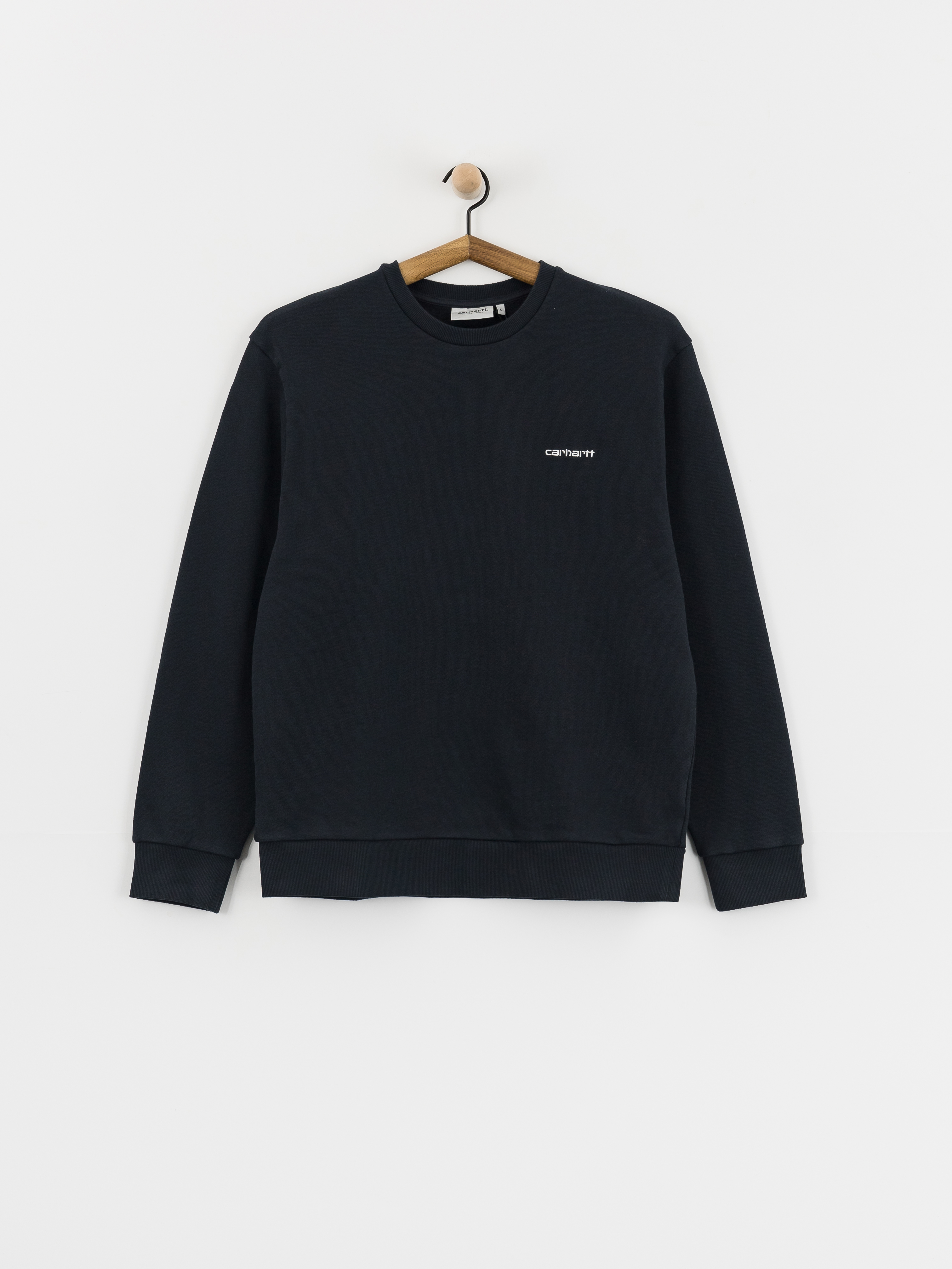 Carhartt WIP Script Embroidery Sweatshirt (deep night/white)
