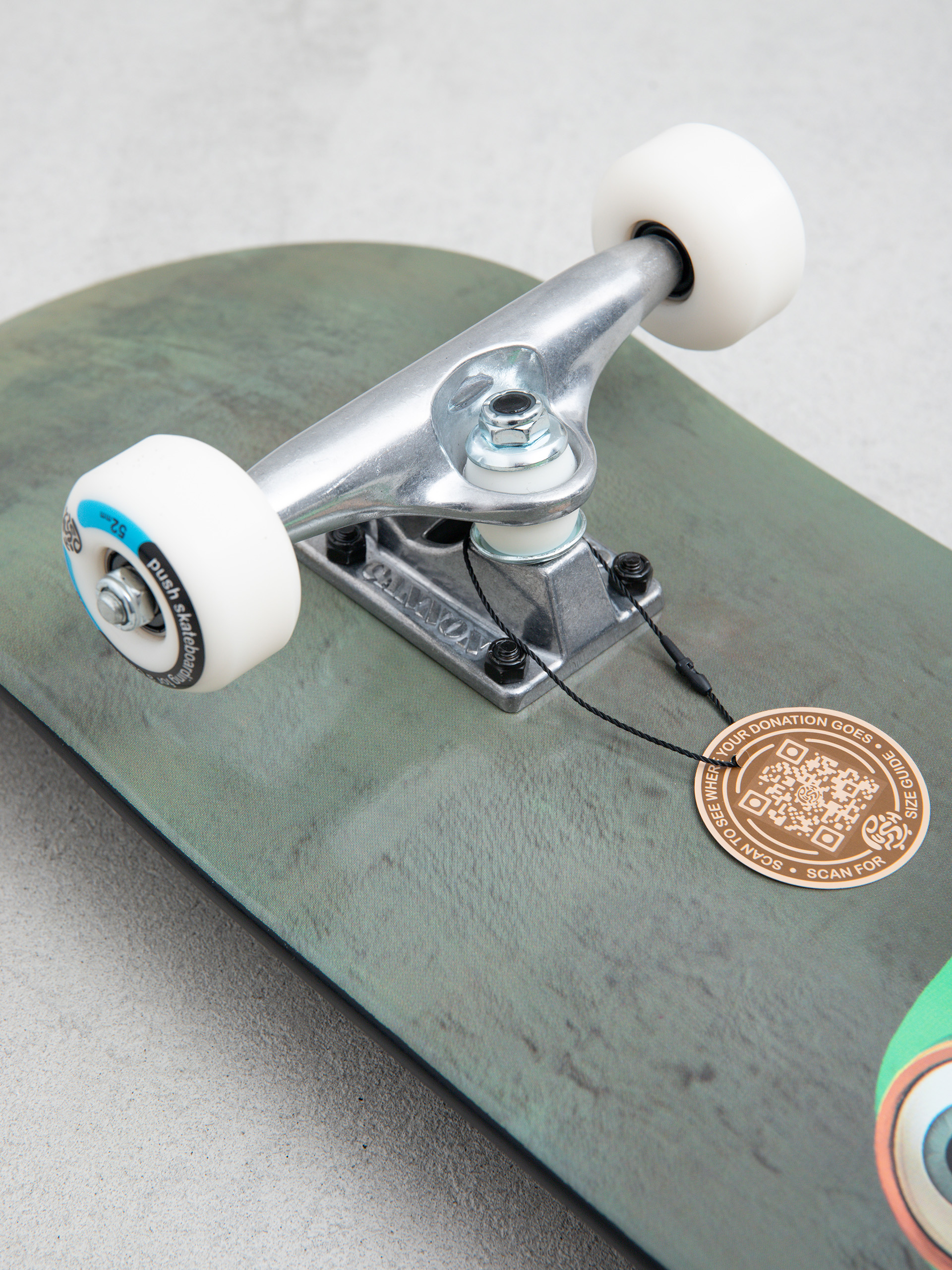 Push Skateboard Peek Over (green)