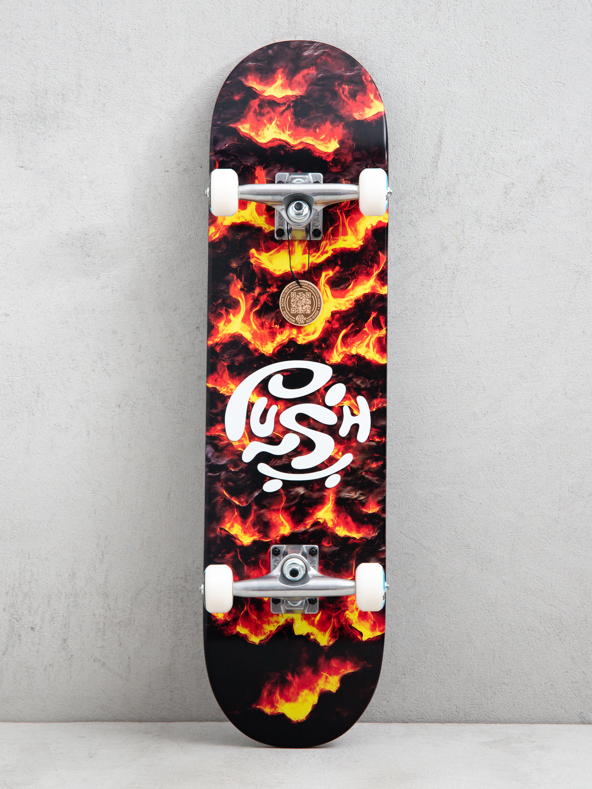 Push Skateboard Lava