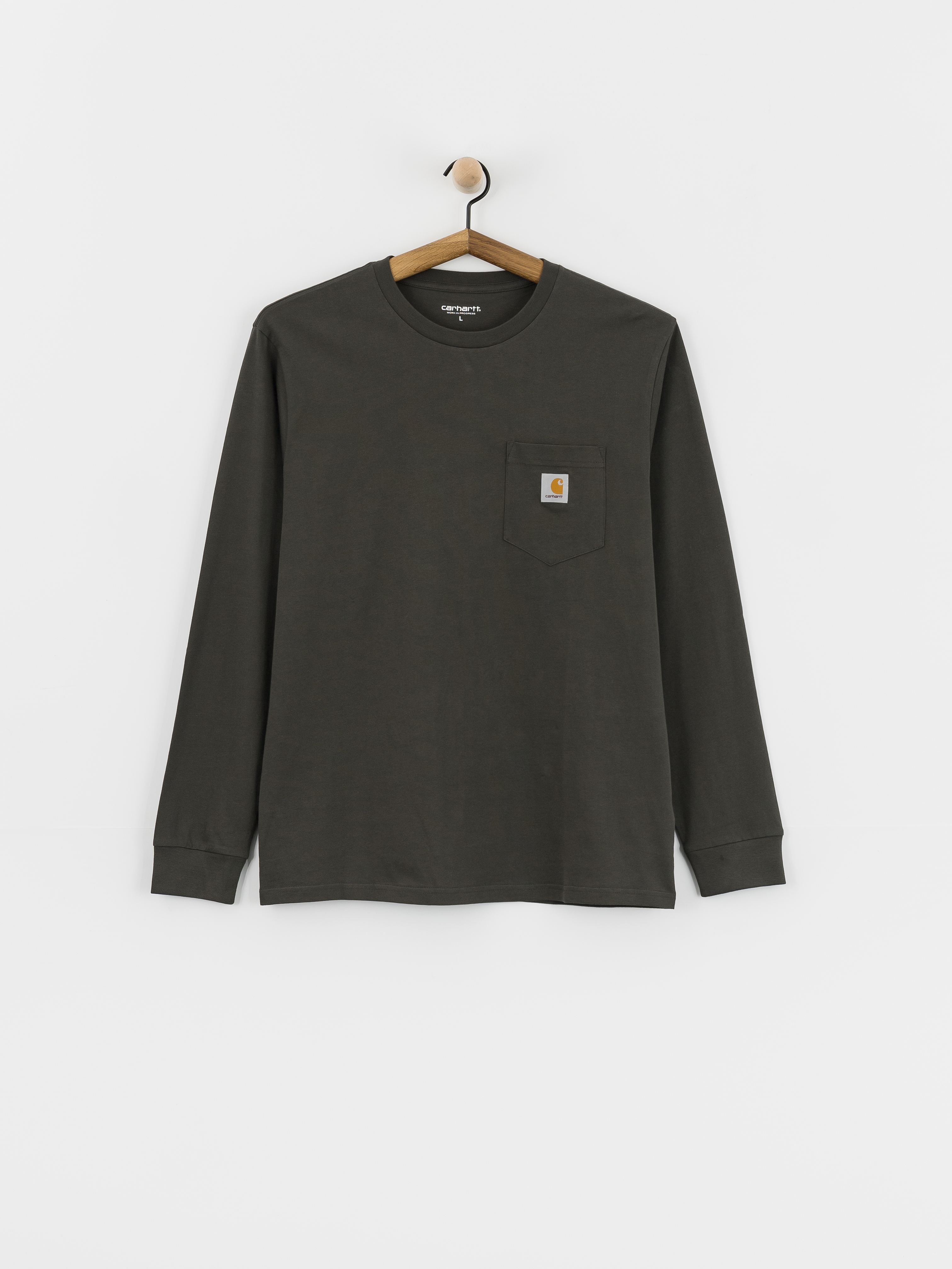 Carhartt WIP Longsleeve Pocket (oxide green)