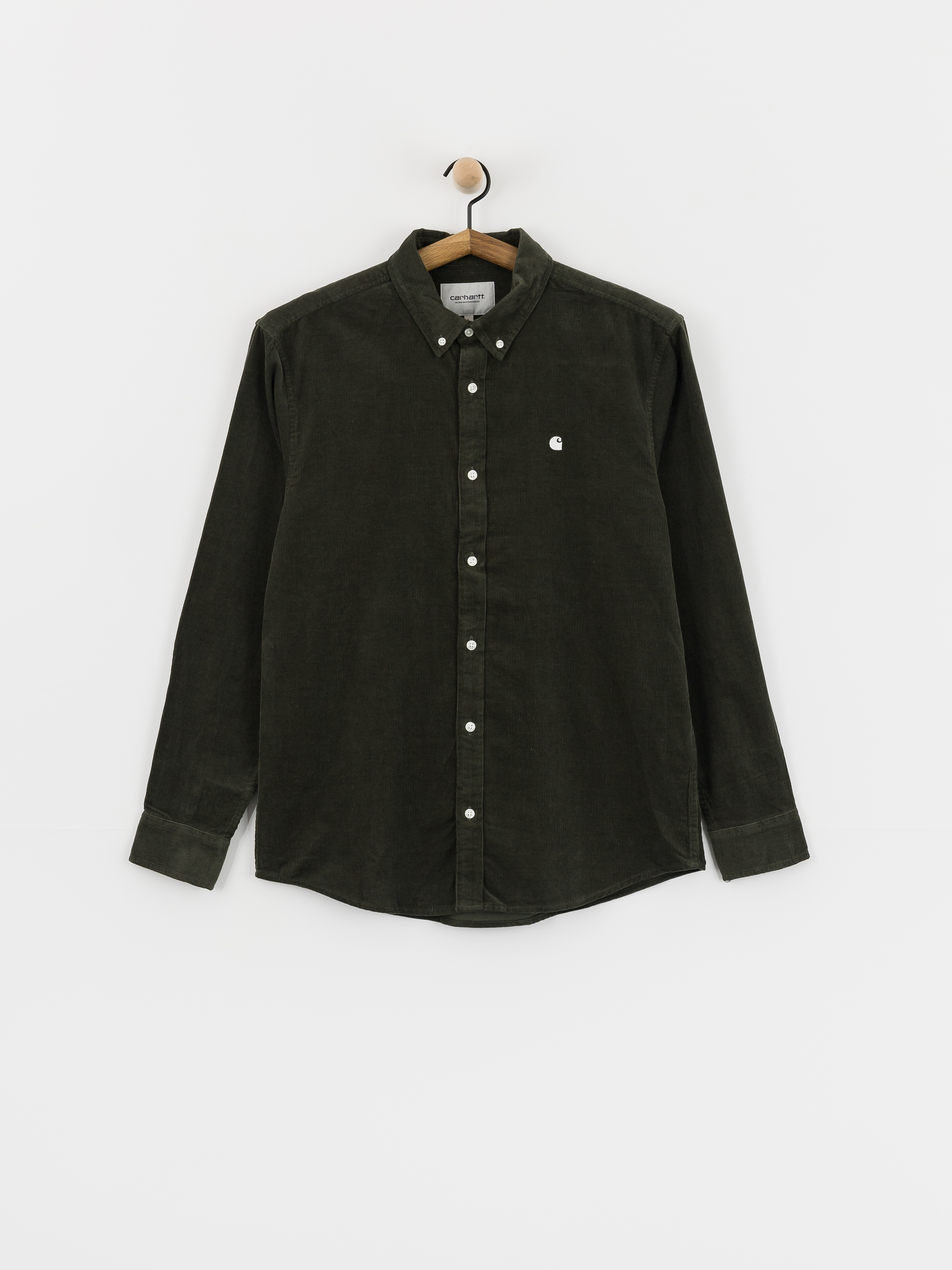 Carhartt WIP Hemd Madison Fine Cord (opuntia/wax)