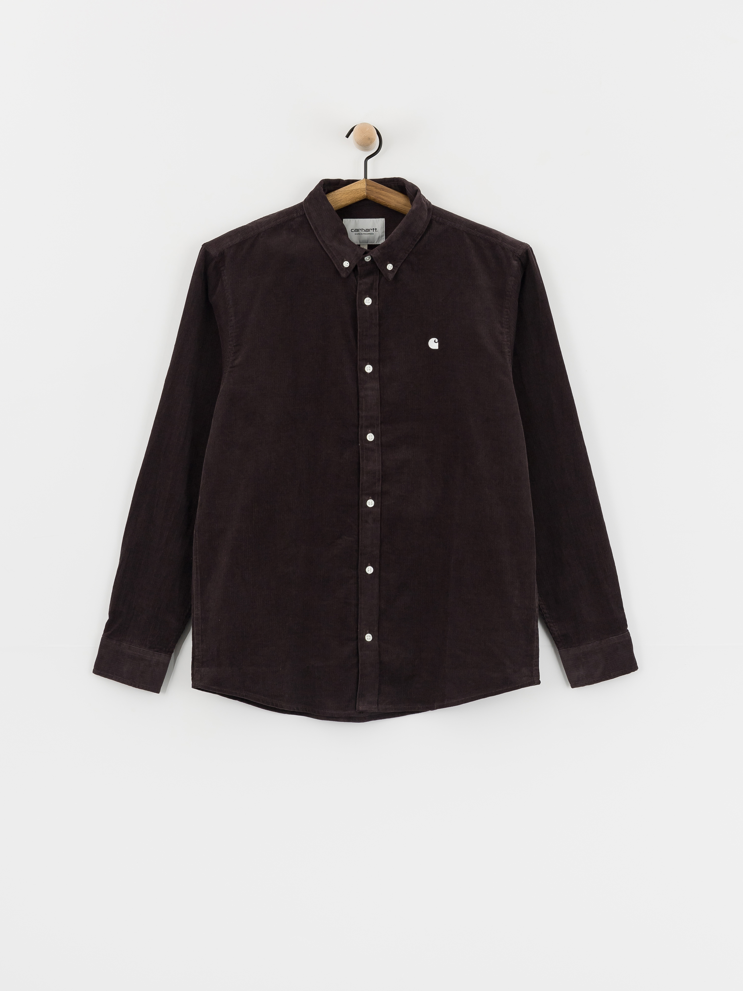 Carhartt WIP Shirt Madison Fine Cord (shale/wax)