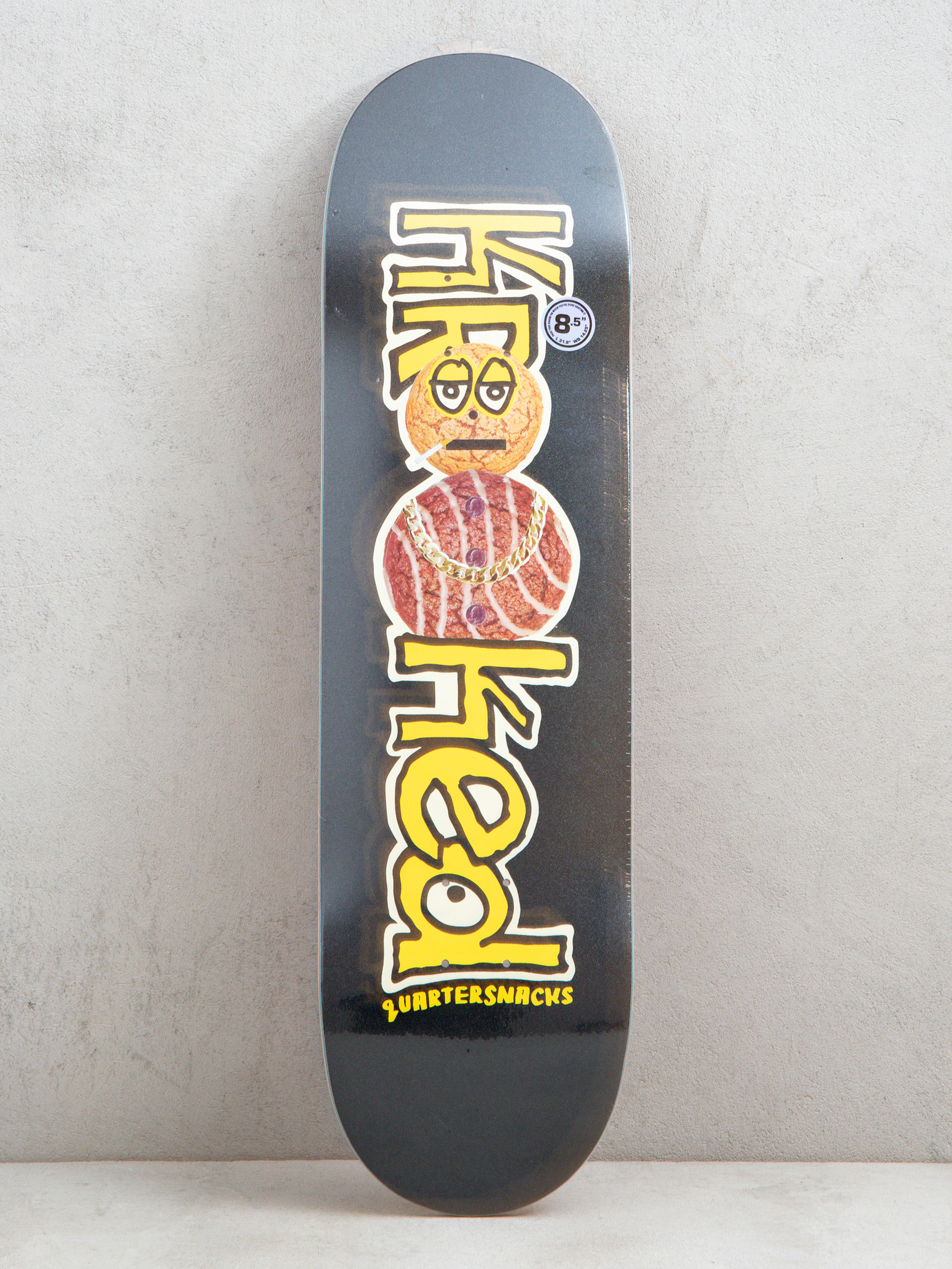 Krooked X Quarter Snacks Snackman Deck (black)