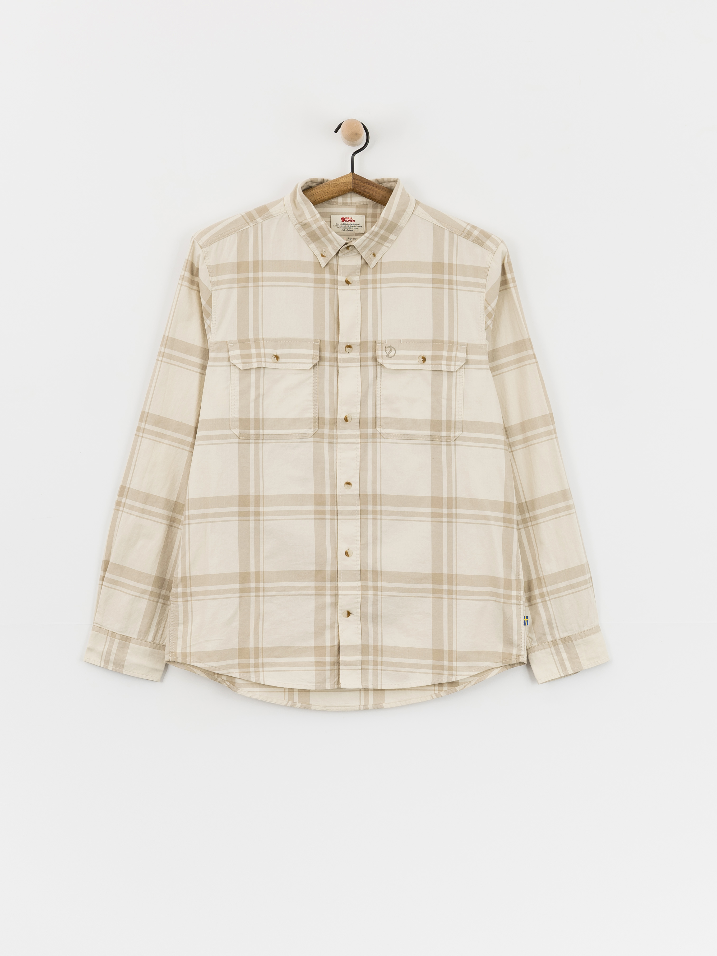 Fjallraven Ovik Lite Flannel Hemd (chalk white/fossil)