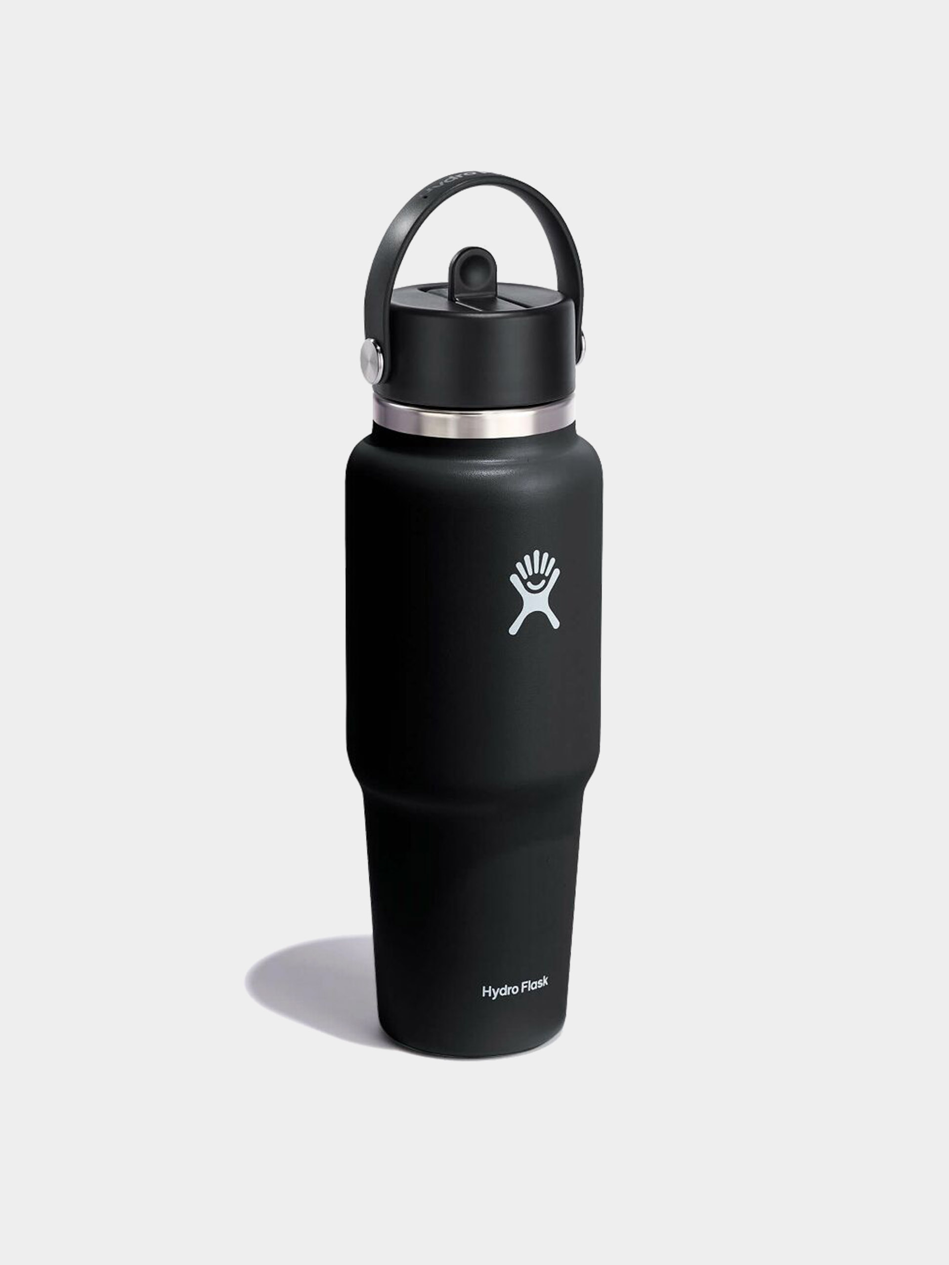 Hydro Flask Bottle Wide Flex Straw Travel 946ml (black)