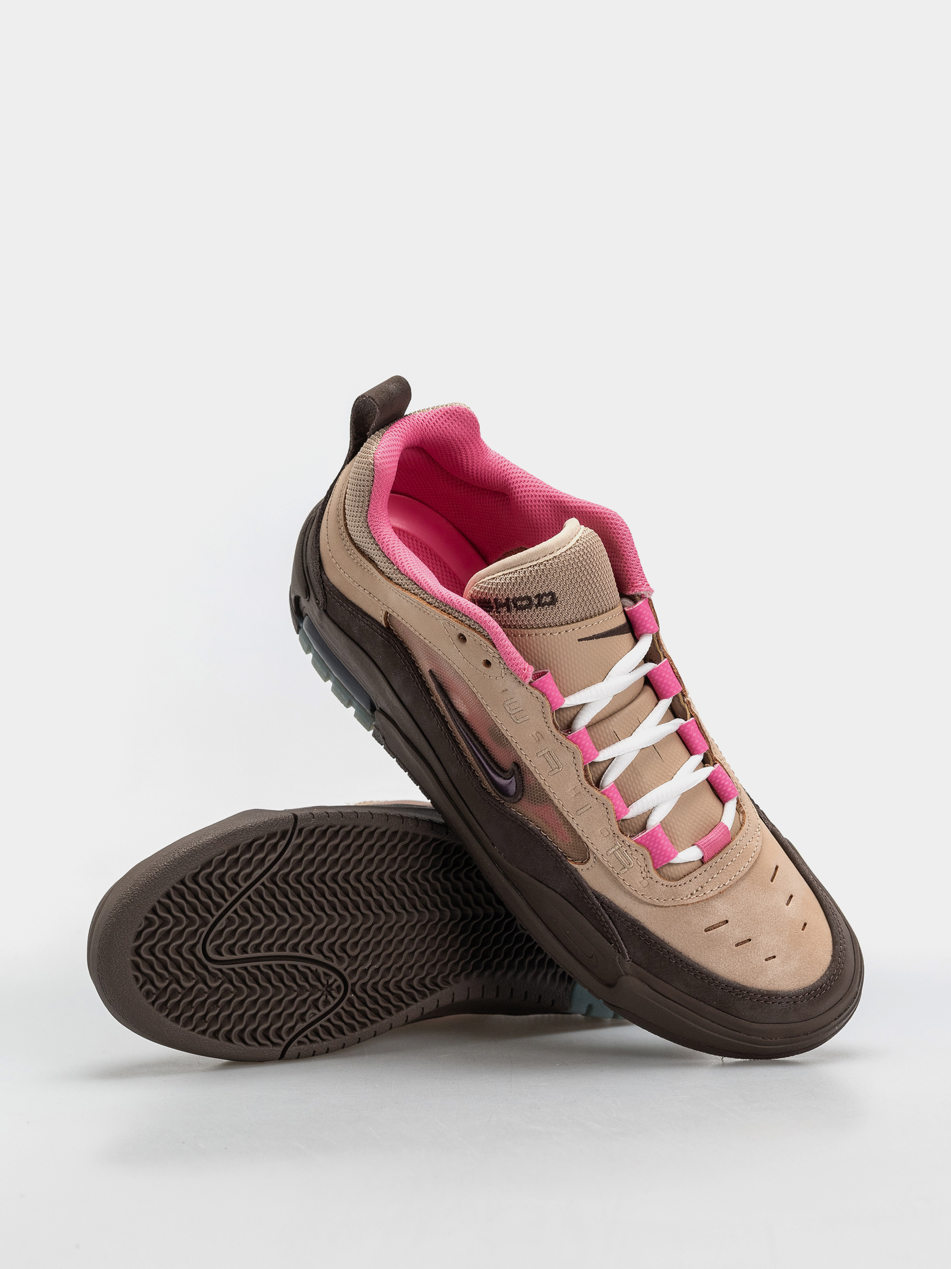 Nike SB Air Max Ishod Shoes (hemp/baroque brown pinksicle)